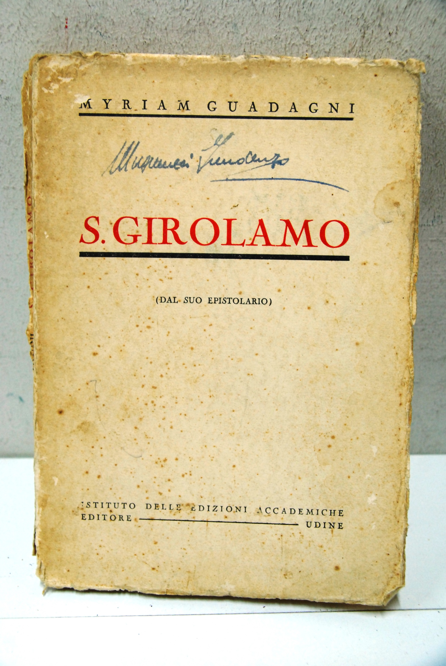 S. girolamo dal suo epistolario