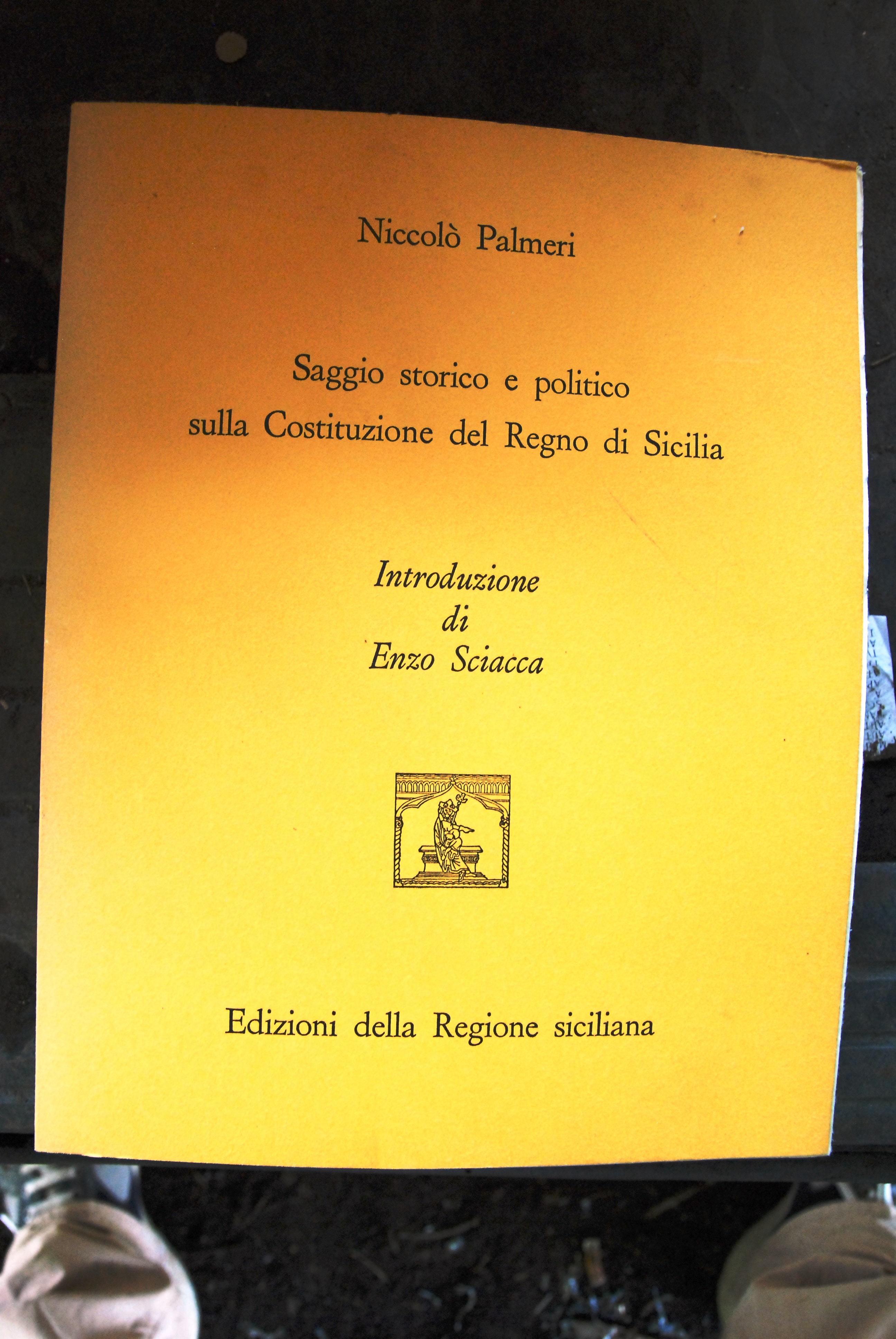 saggio storico e politico sulla costituzione del regno di sicilia …