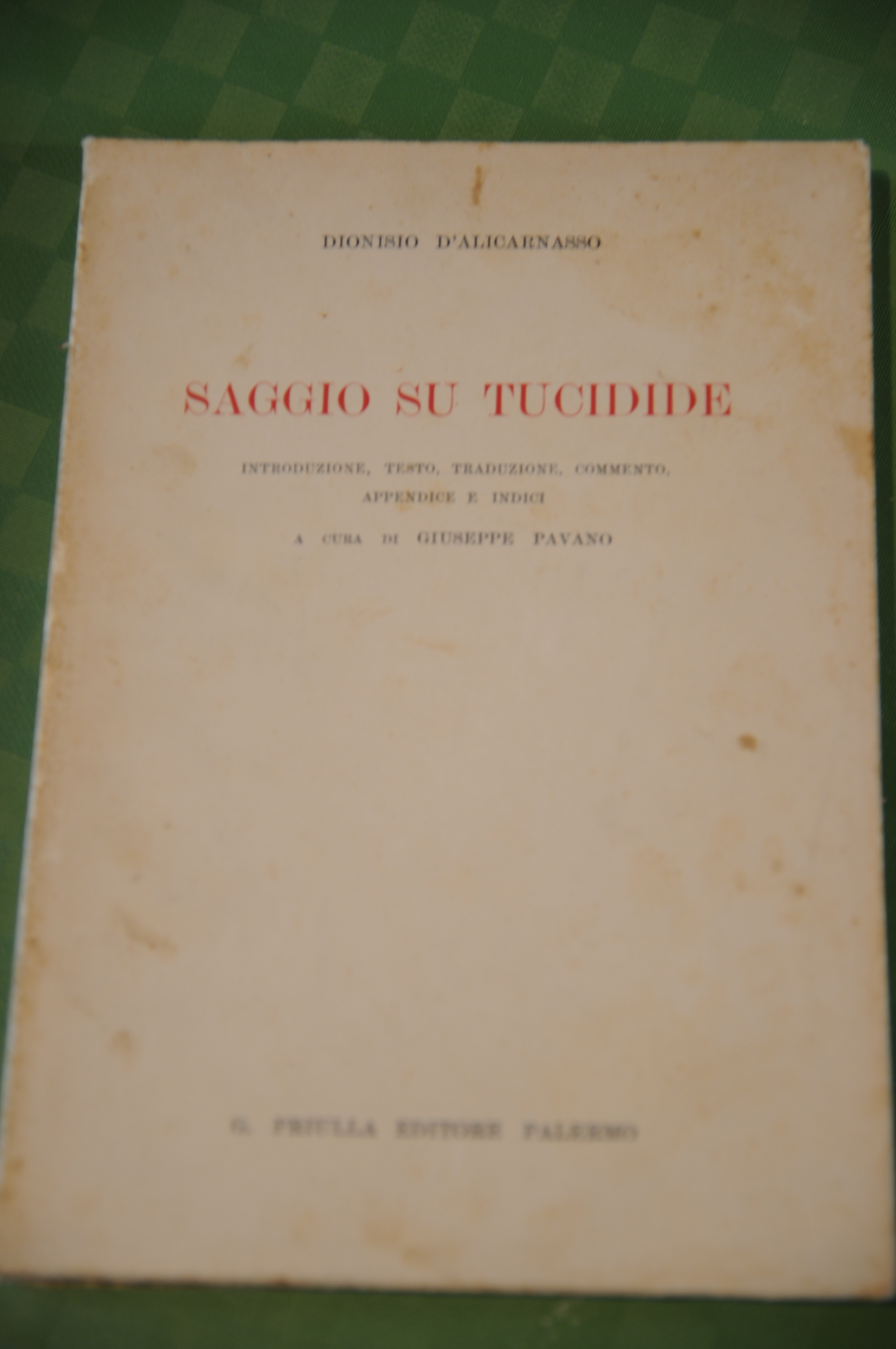 saggio su tucidide NUOVISSIMO