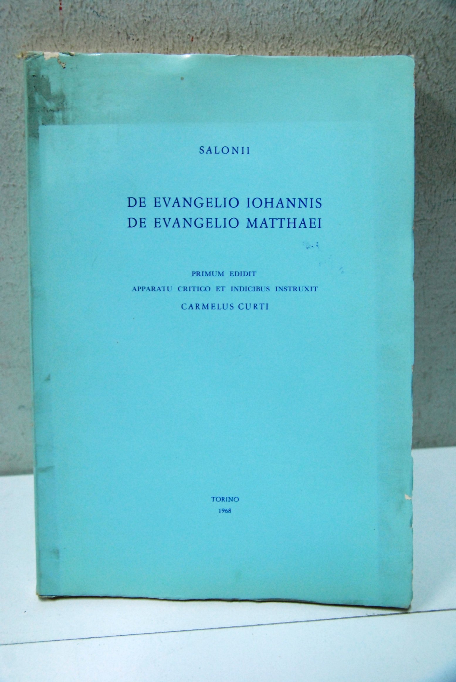 Salonii de evangelio johannis de evangelio matthaei