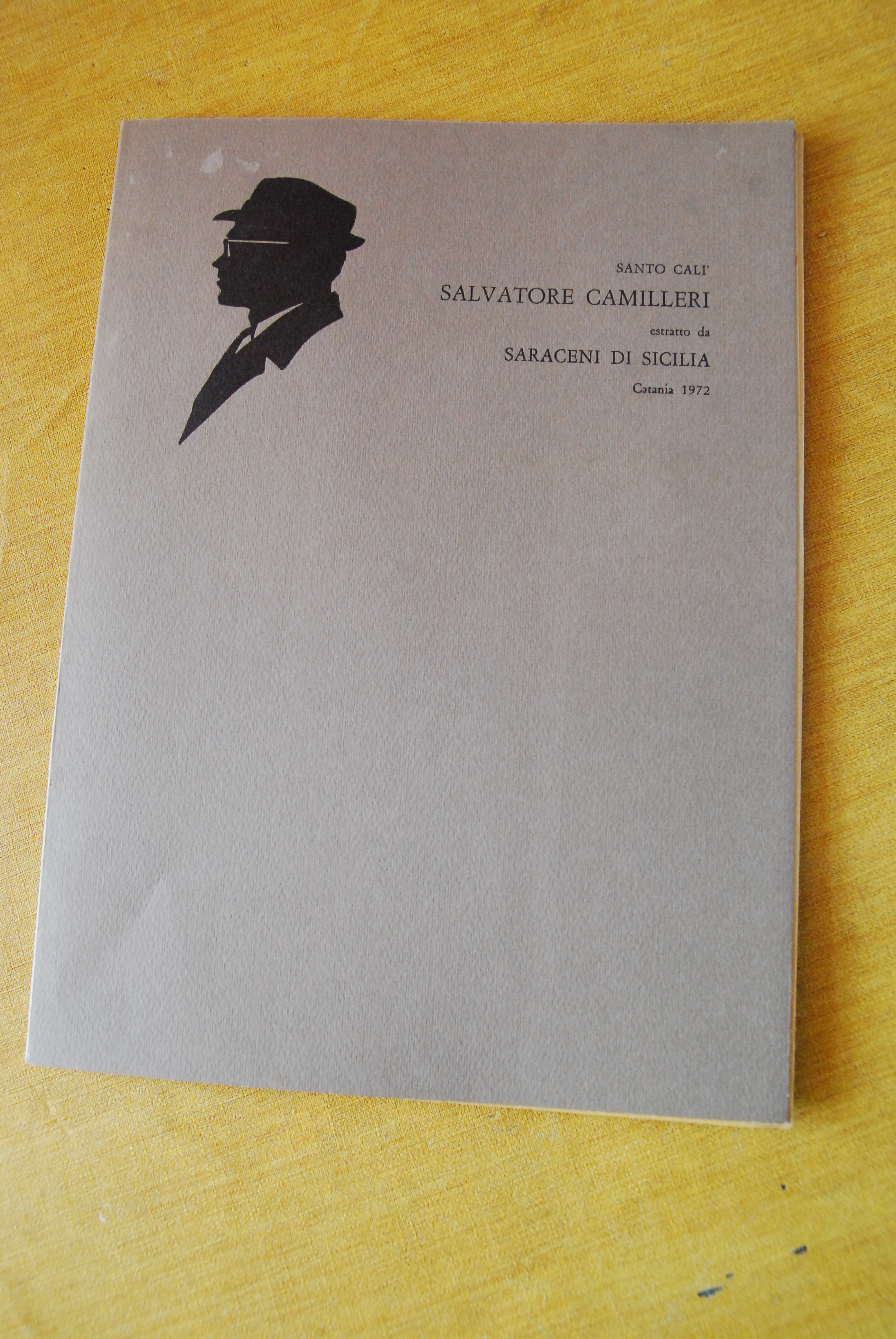 salvatore camilleri estratto da saraceni di sicilia NUOVO