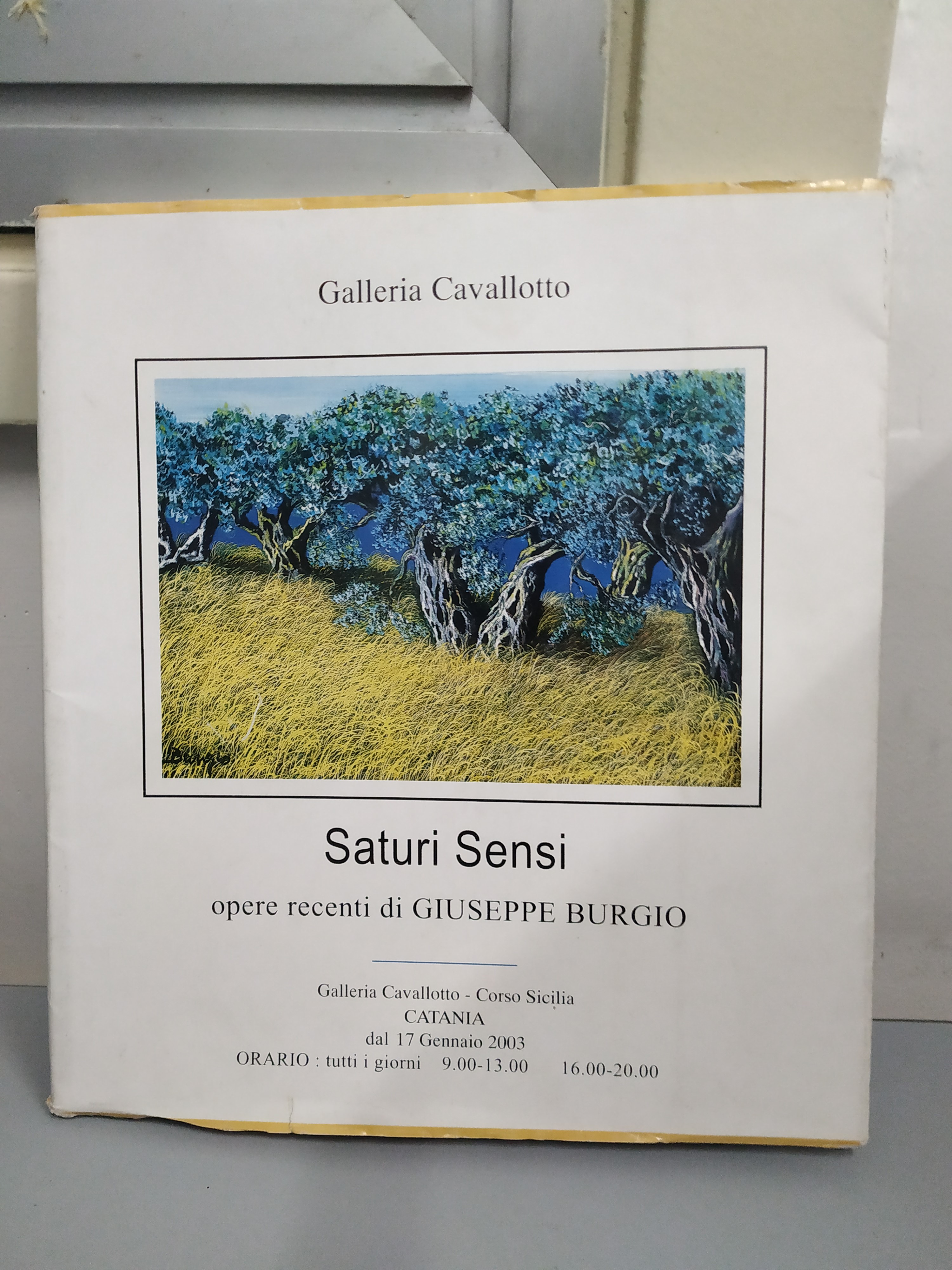 saturi sensi opere di giuseppe burgio - NUOVO