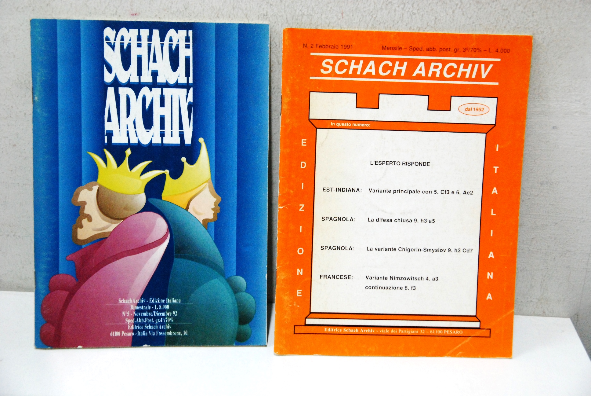 Schach Archiv 1991 1992