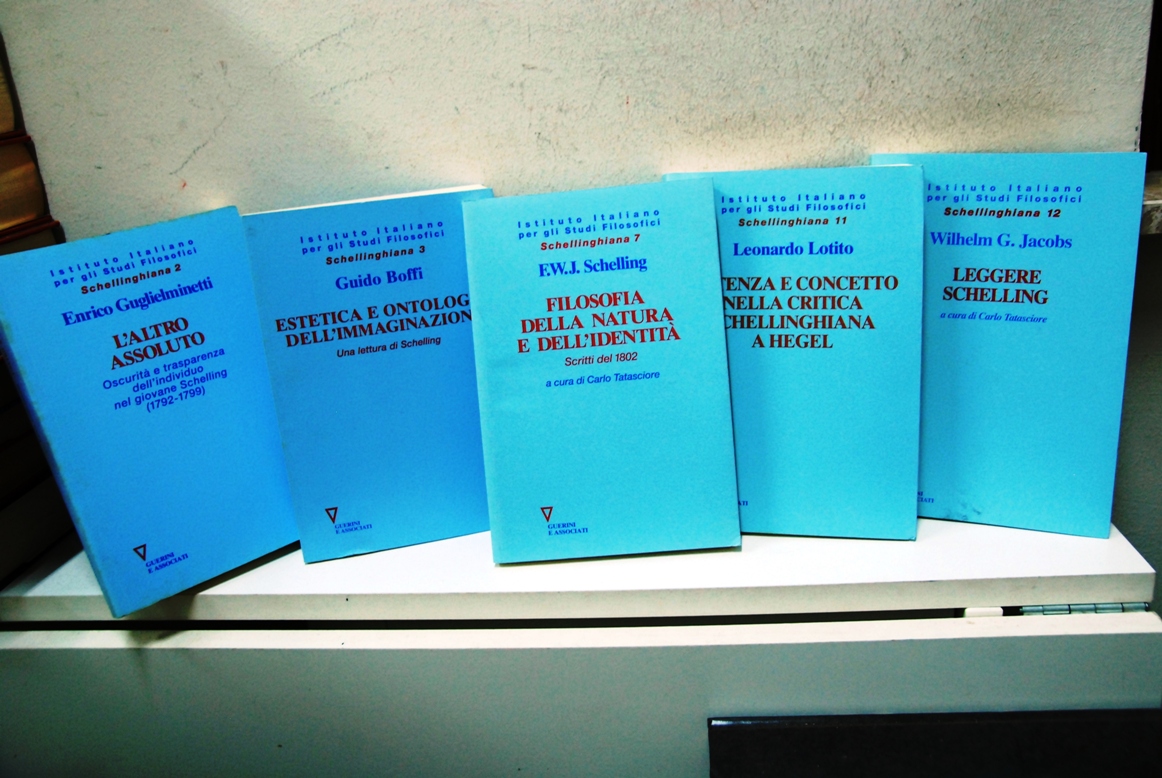 Schellinghiana, Schelling, guglielminetti boffi lotito jacobs