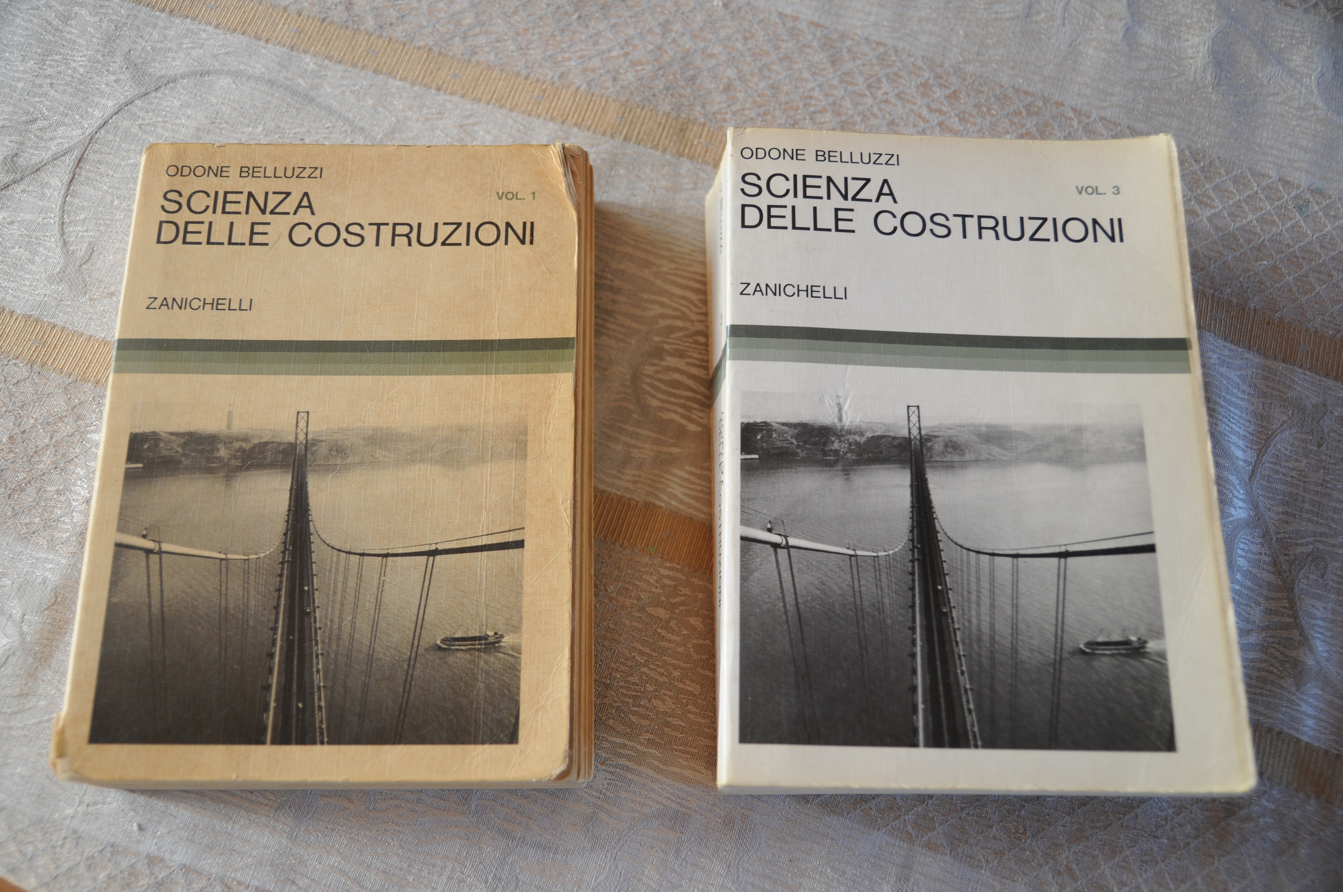 scienza delle costruzioni vol. 1 e 3 ottime cdz.