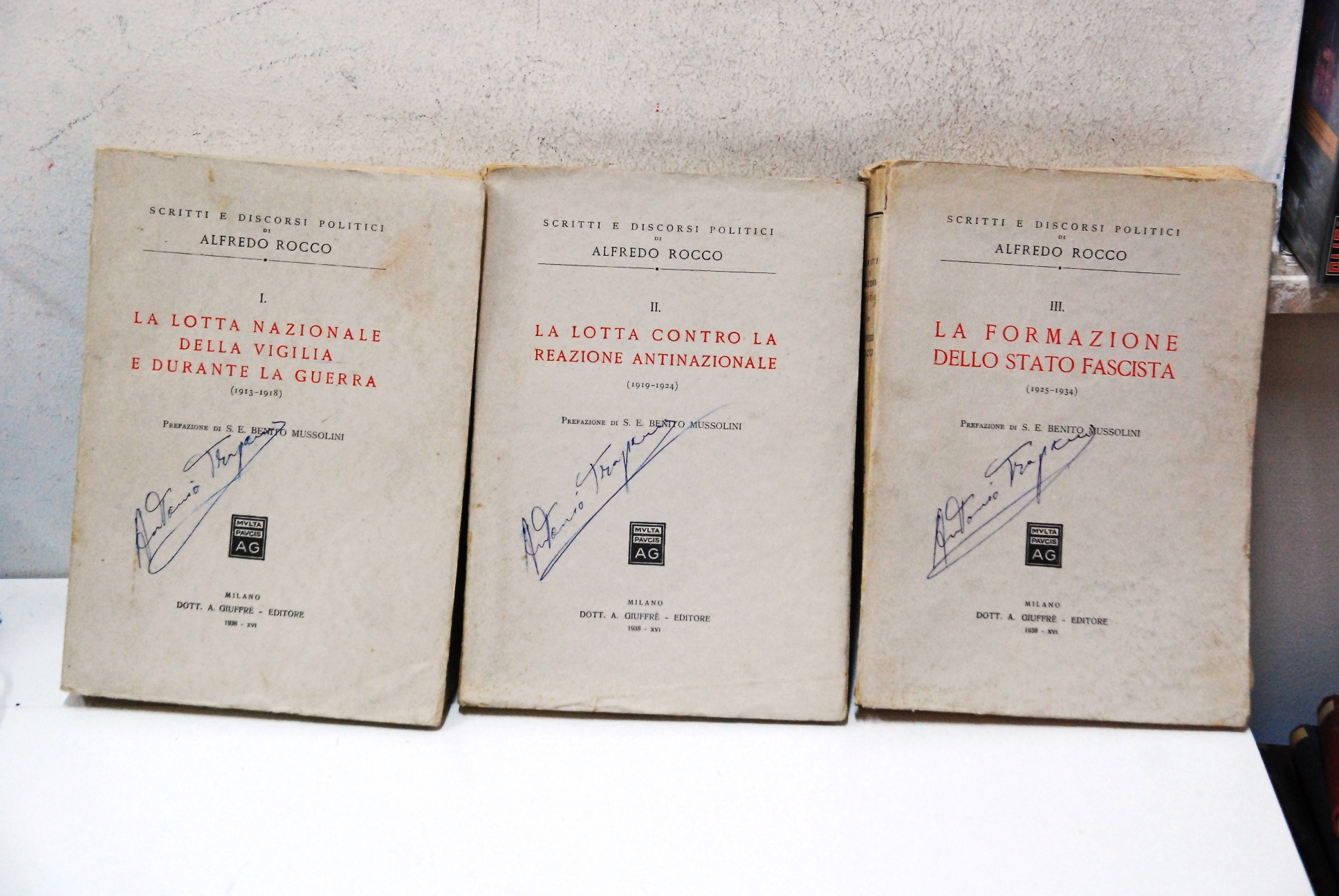 scritti e discorsi politici tre volumi opera cpl. 1 ed. …