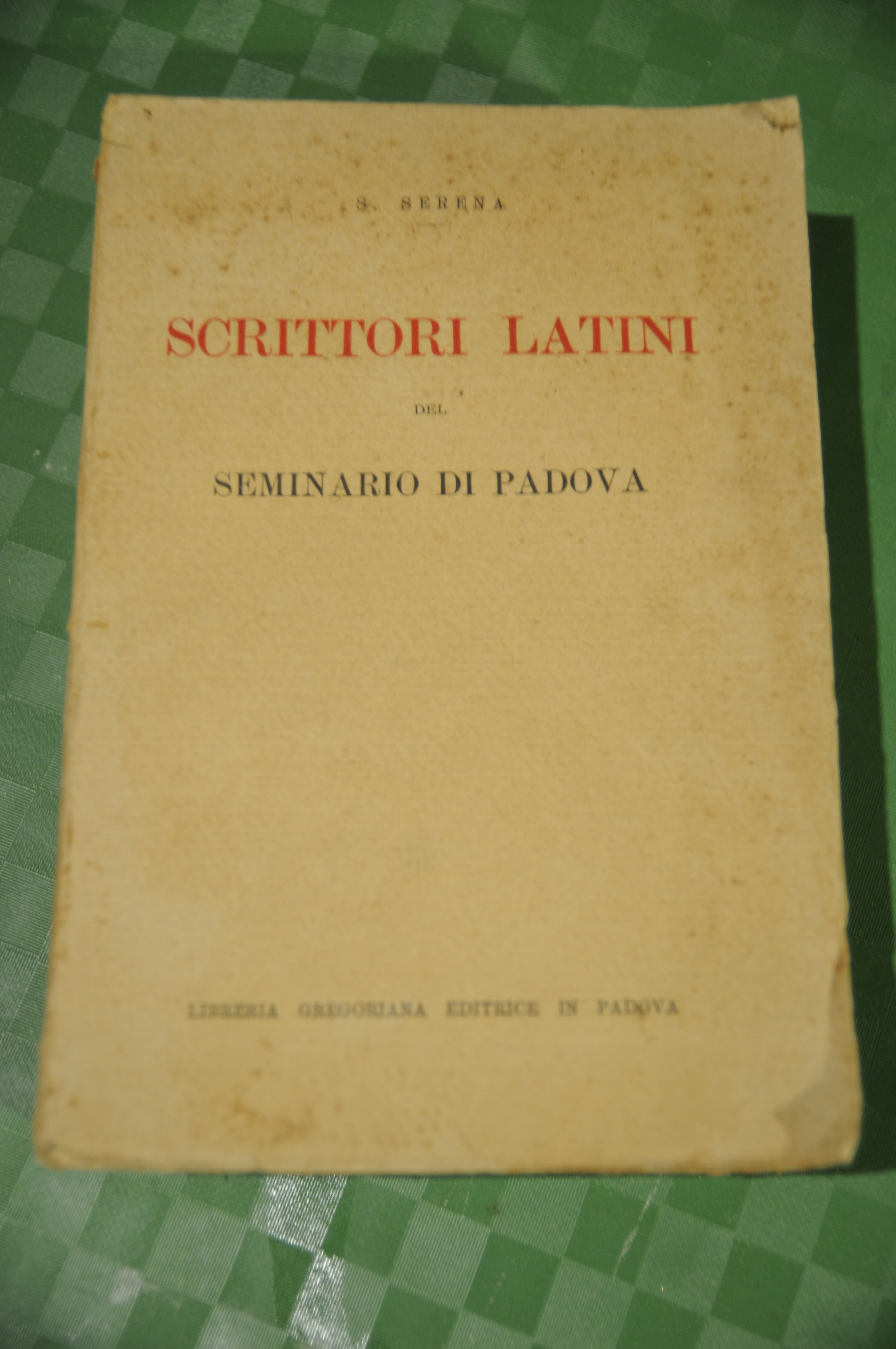 scrittori latini del seminario di padova
