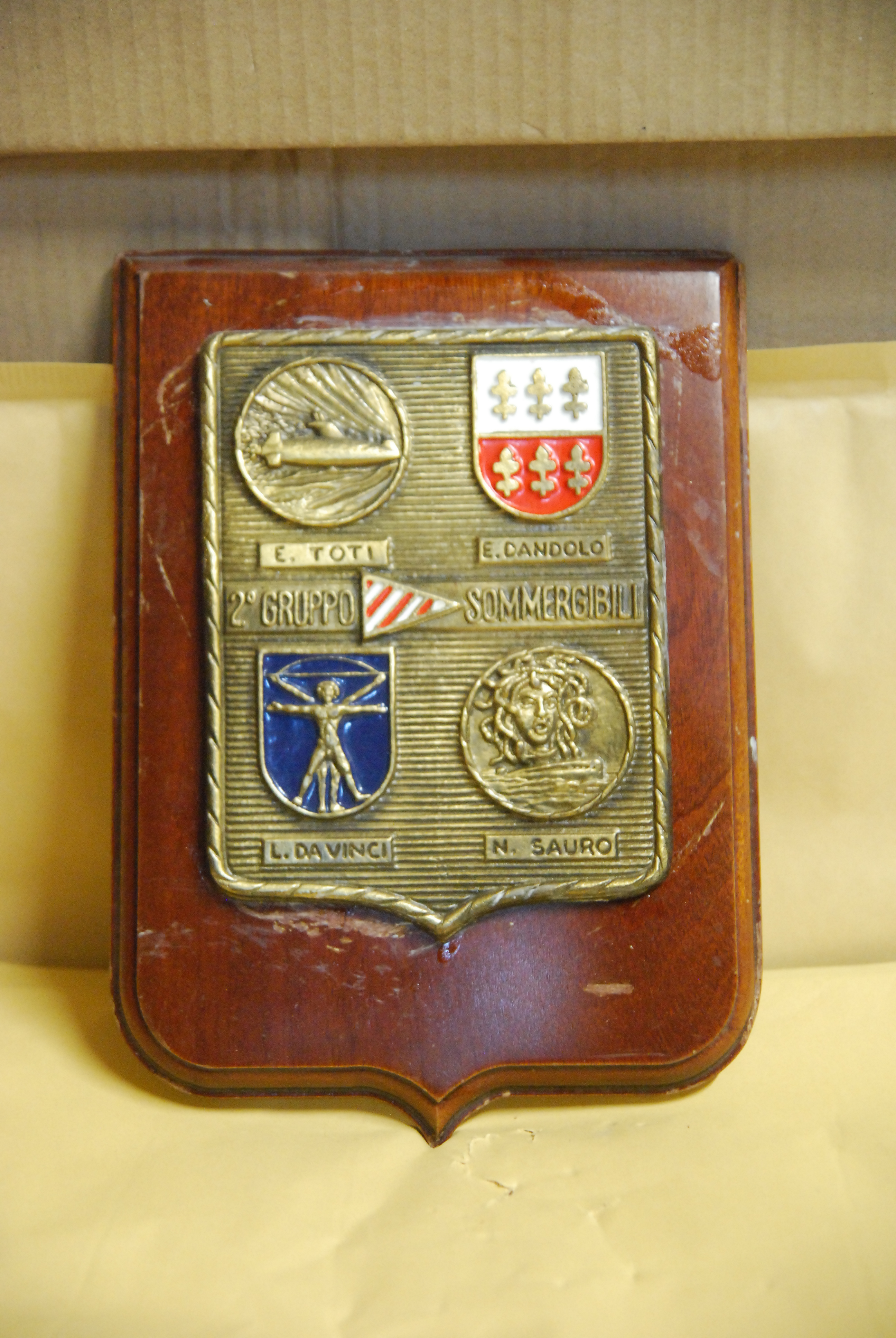 SECONDO 2 GRUPPO SOMMERGIBILI TOTI CANDOLO DA VINCI SAURO