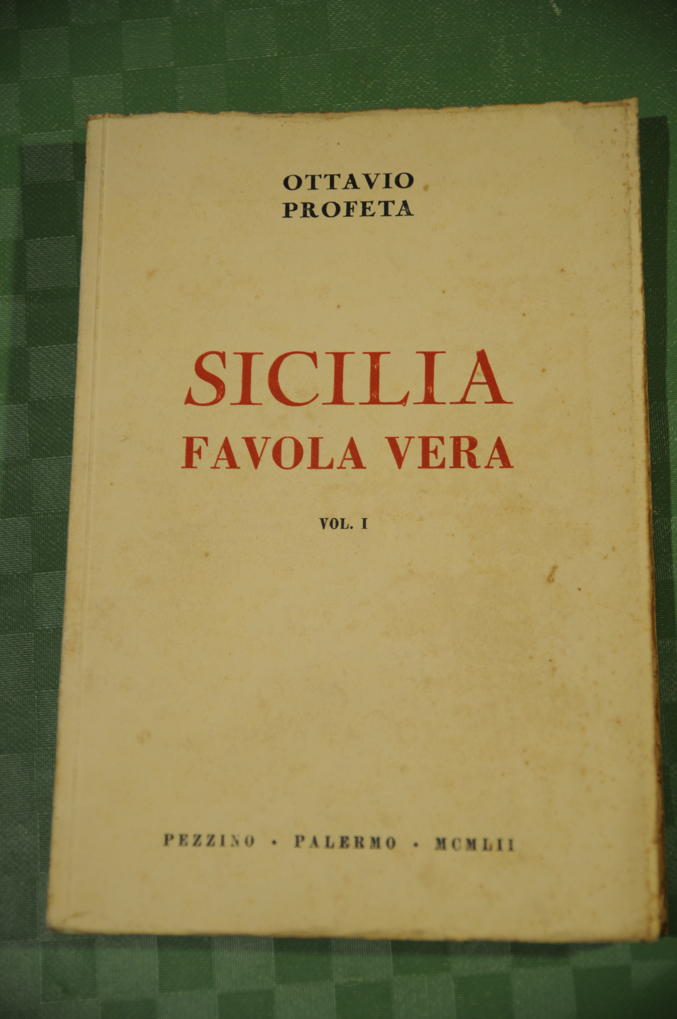 SICILIA FAVOLA VERA vol. 1 autografato con dedica