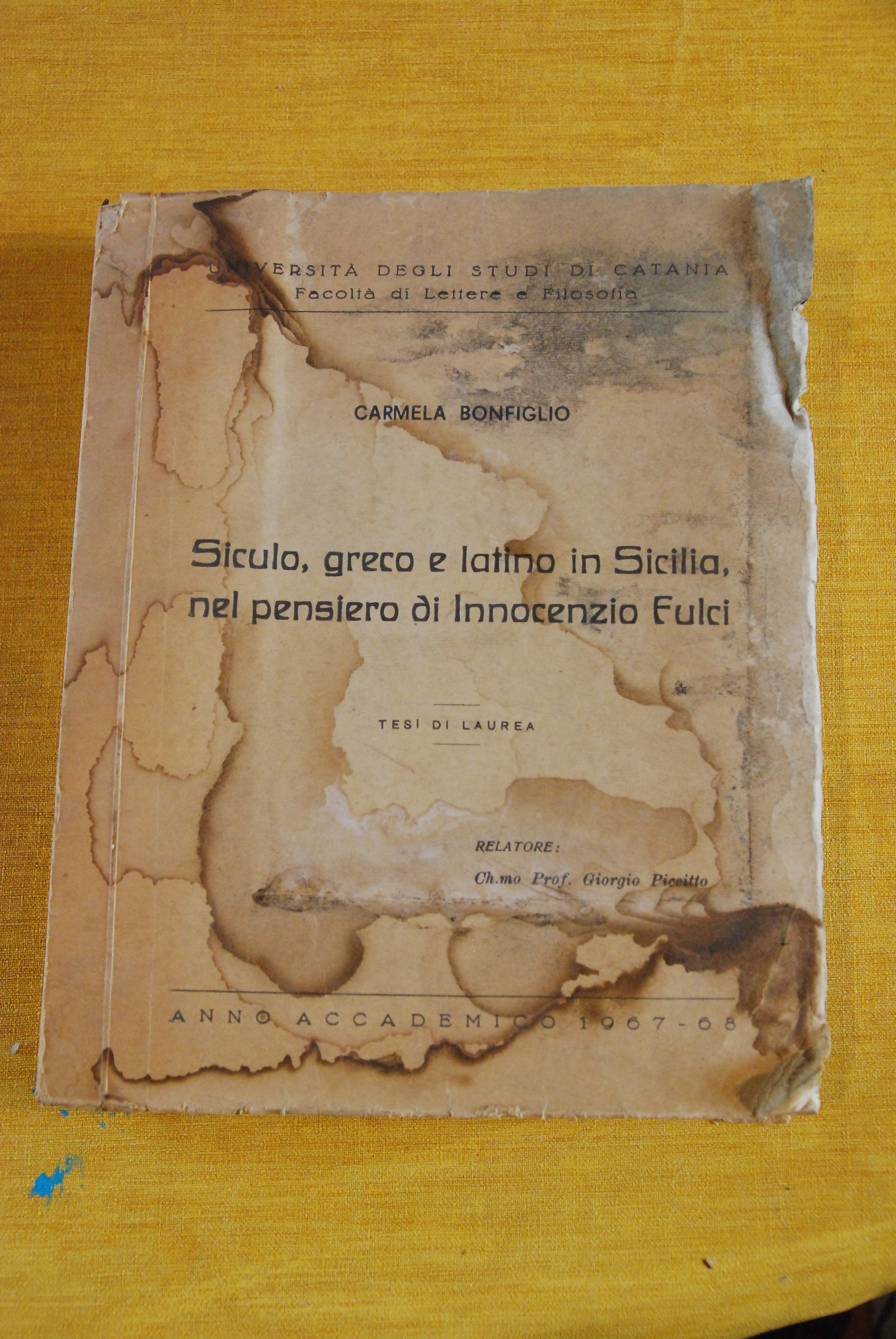siculo greco e latino nel pensiero di innocenzo fulci