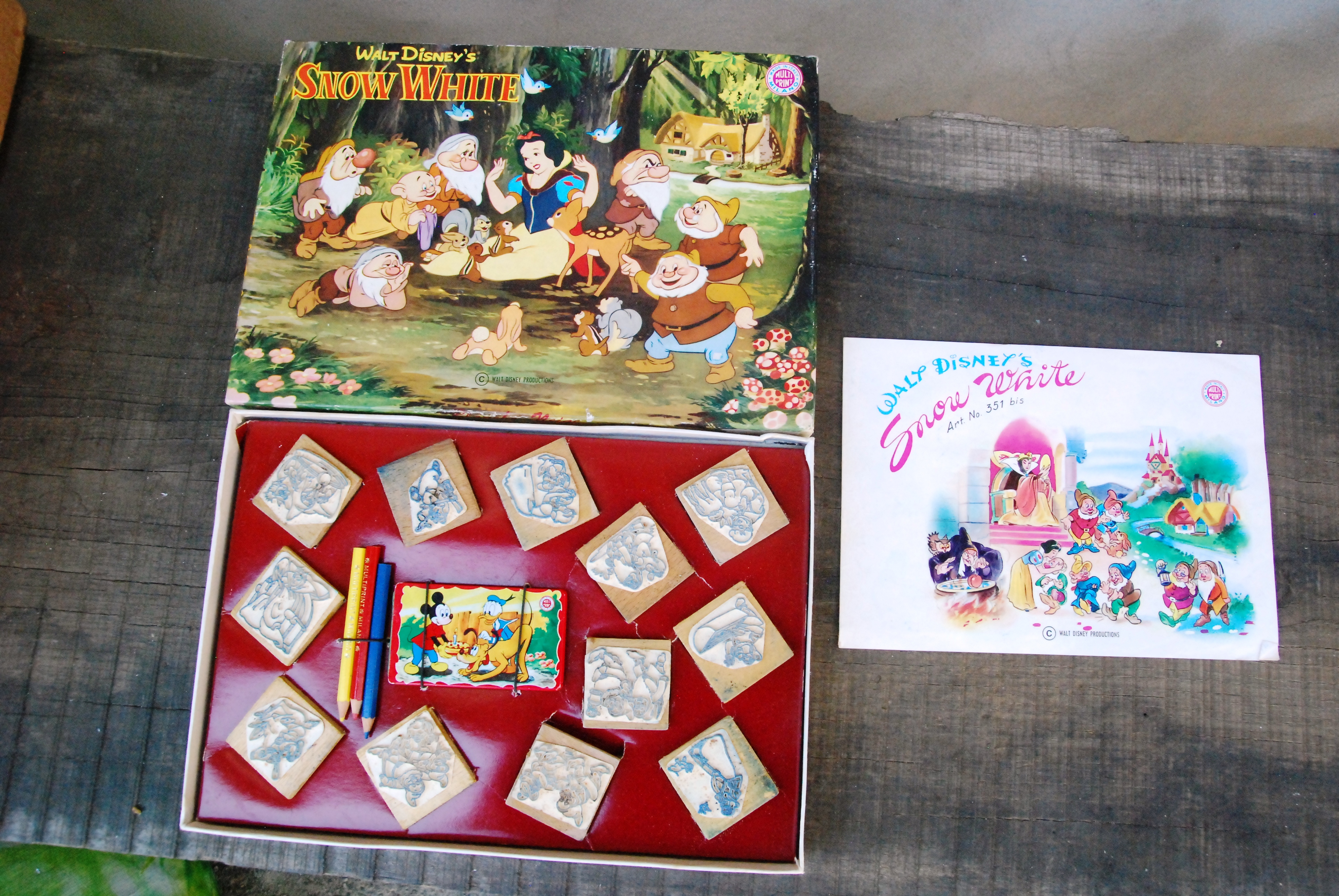 snow white art. 351 bis stampini multi print timbri gomma …