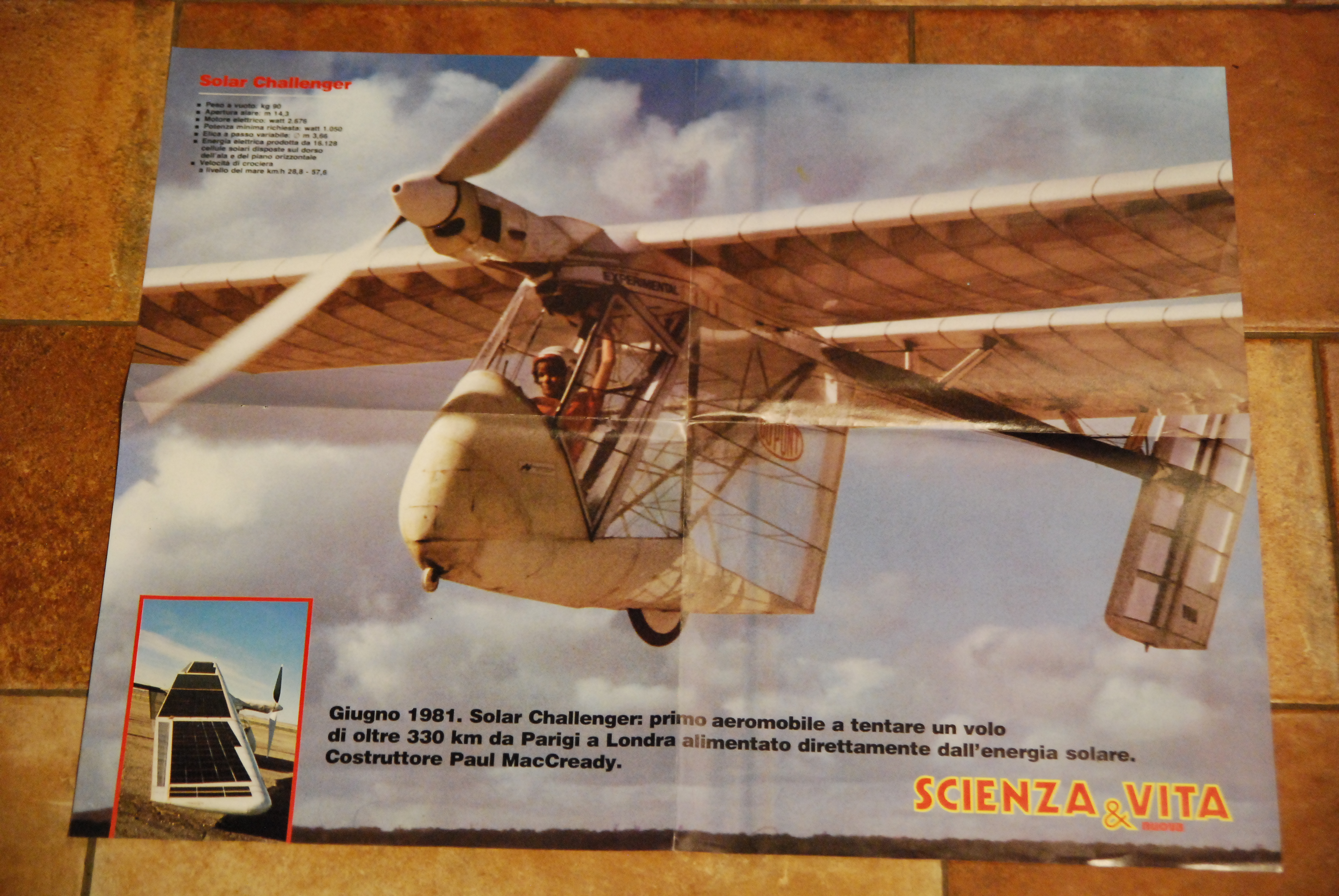 solar challenger scienza vita