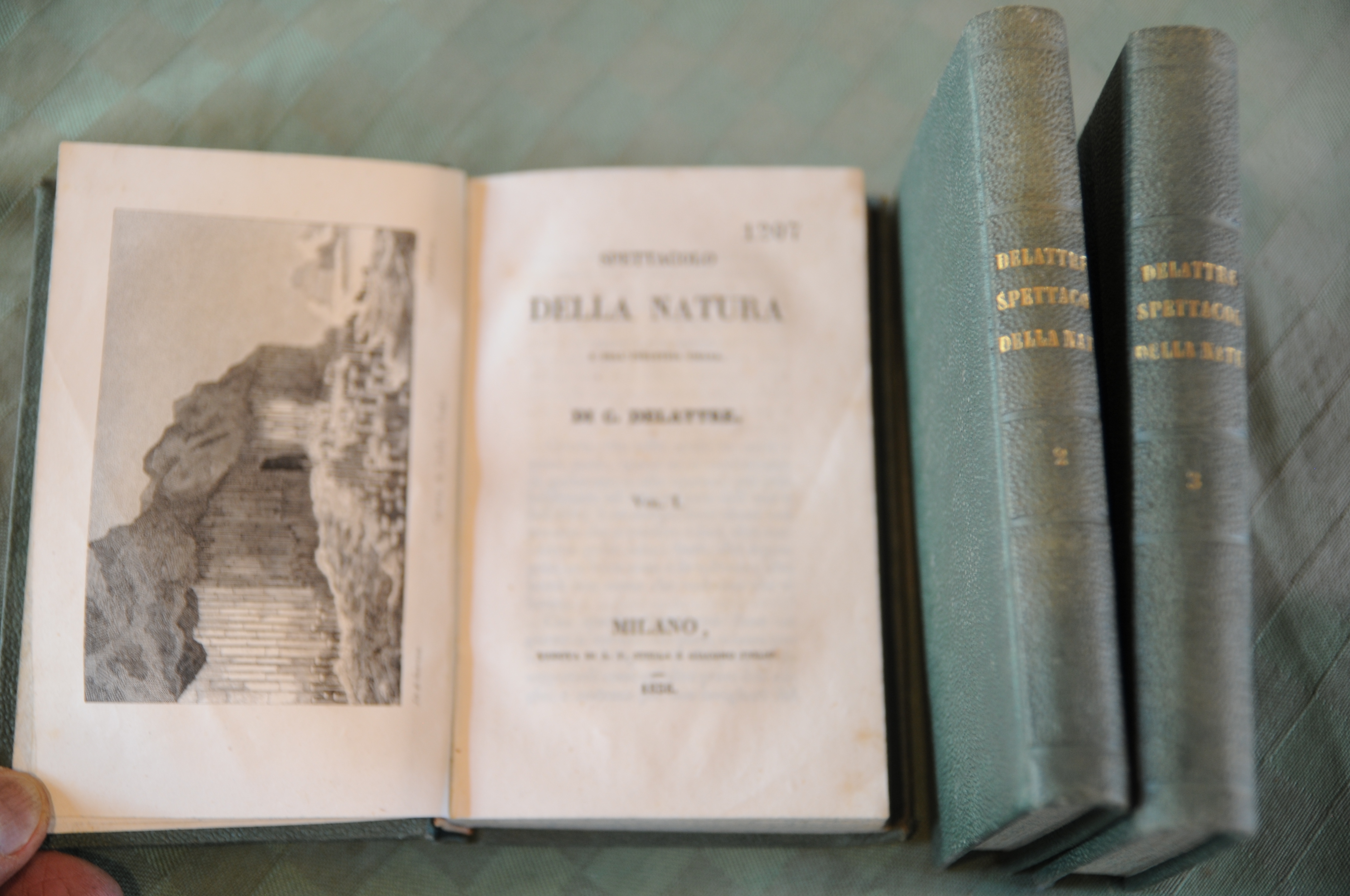 spettacolo della natura e dell'industria umana