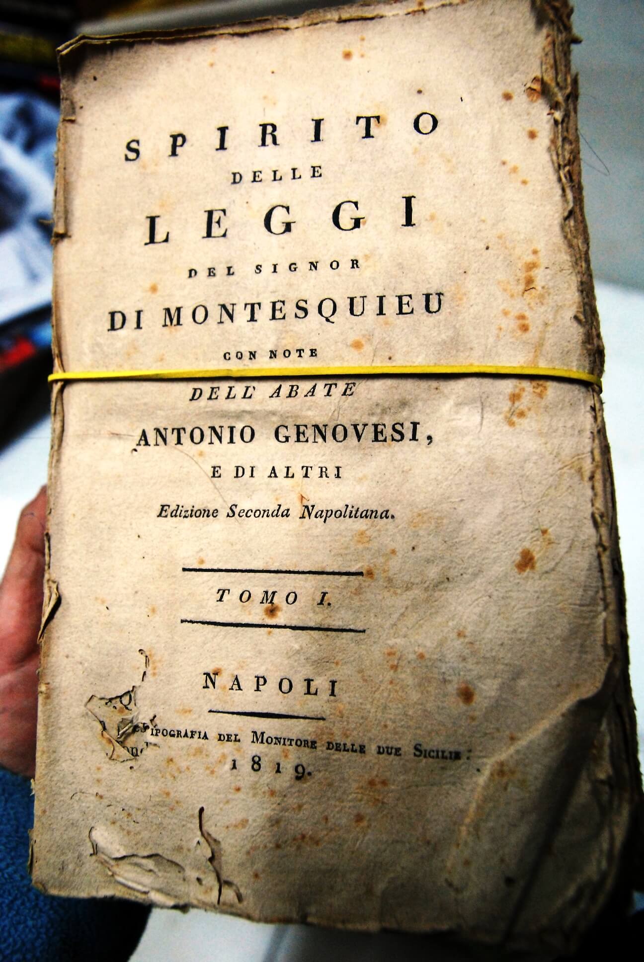 Spirito delle leggi ? tomo non RIGIDA pagg. 366