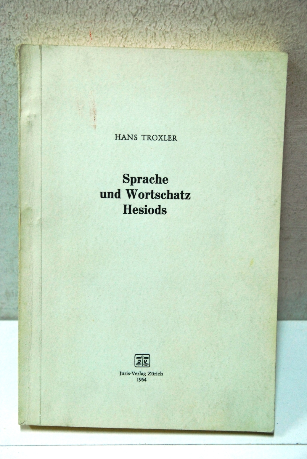 Sprache und wortschartz hesiods