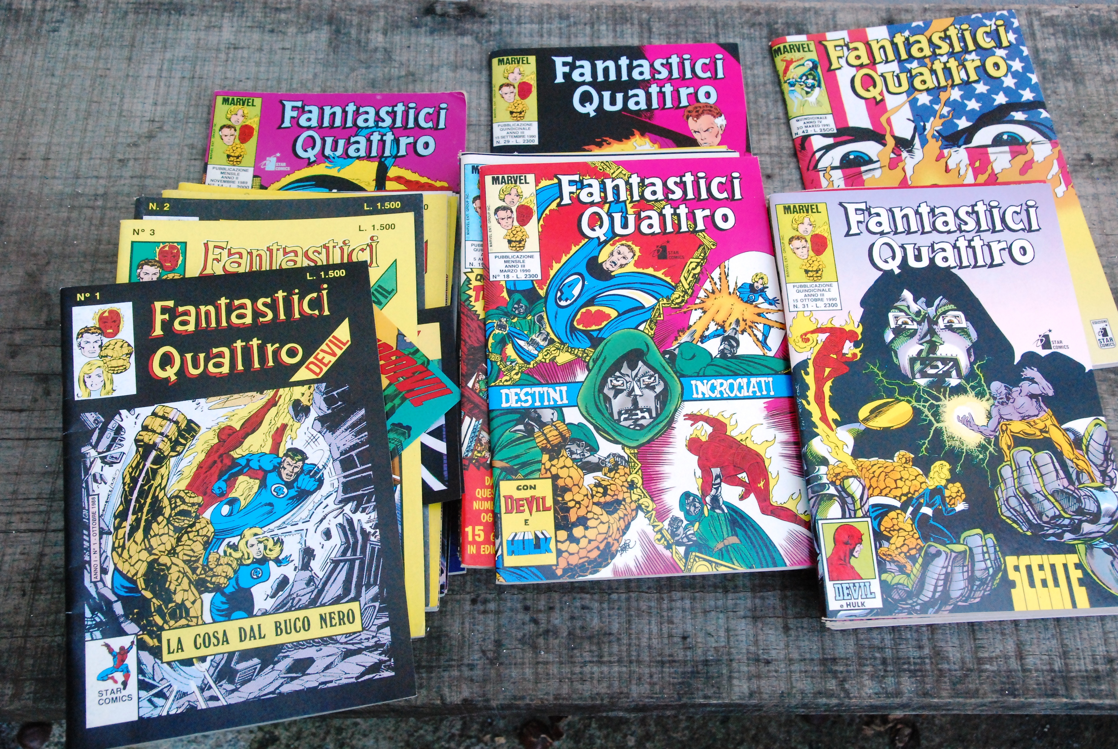 star comics da 1 a 14, da 18 a 29, …