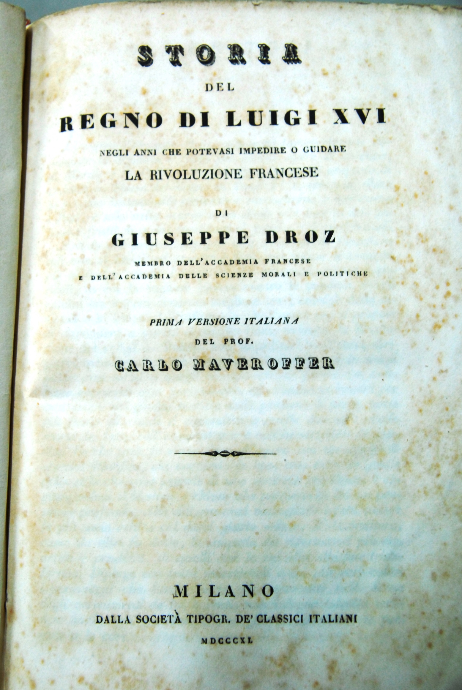 Storia del regno di luigi XVI negli anni che potevasi …