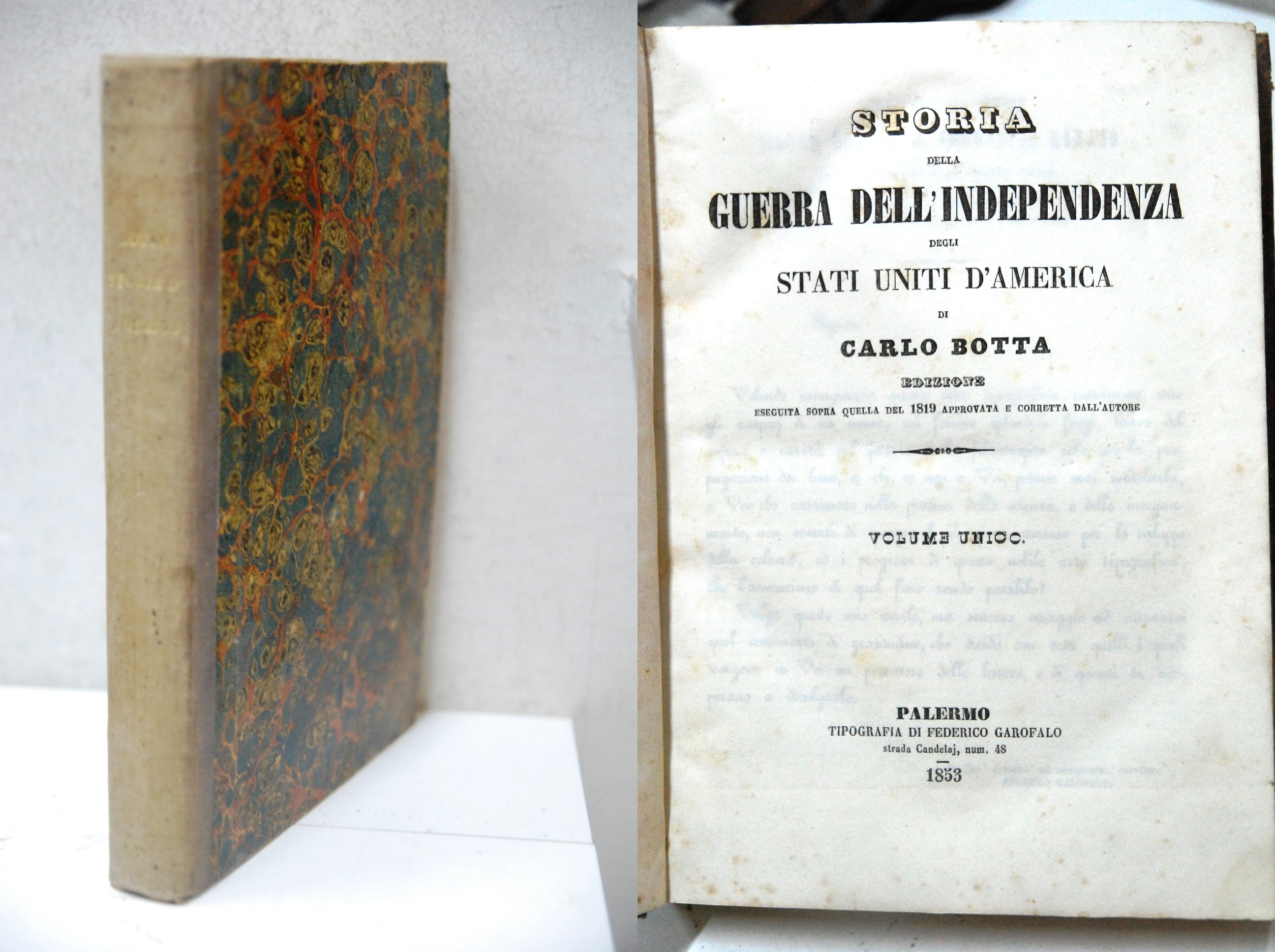 storia della guerra dell'indipendenza degli stati uniti d'america vol. unico …