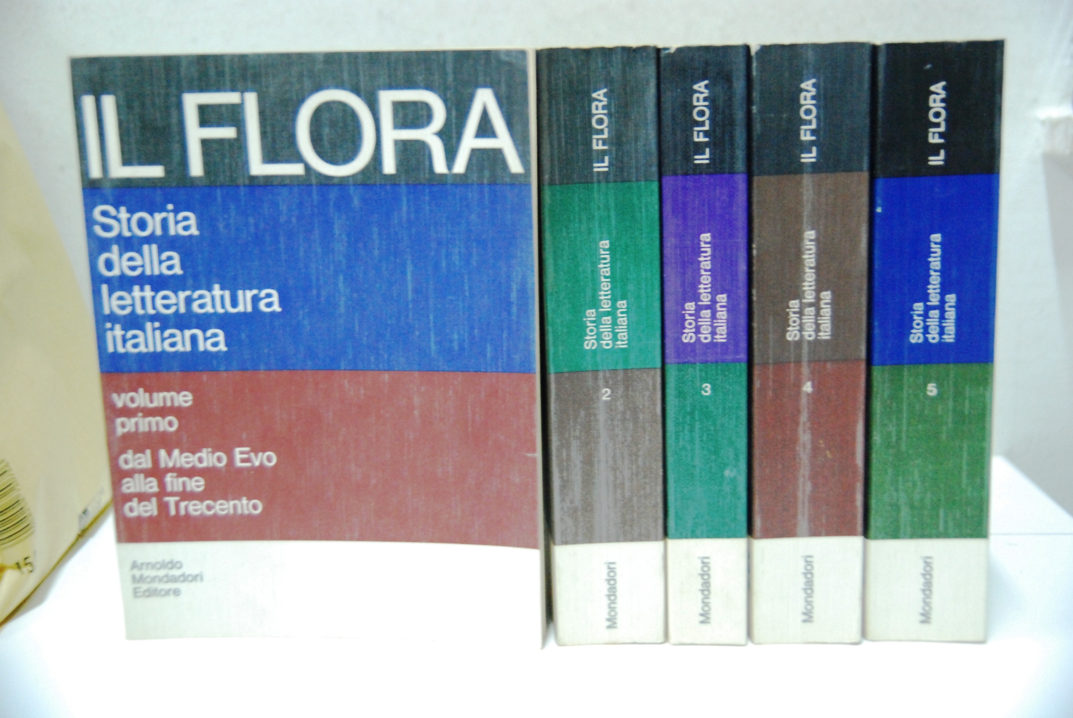 storia della letteratura italiana 5 voll. cpl. NUOVO