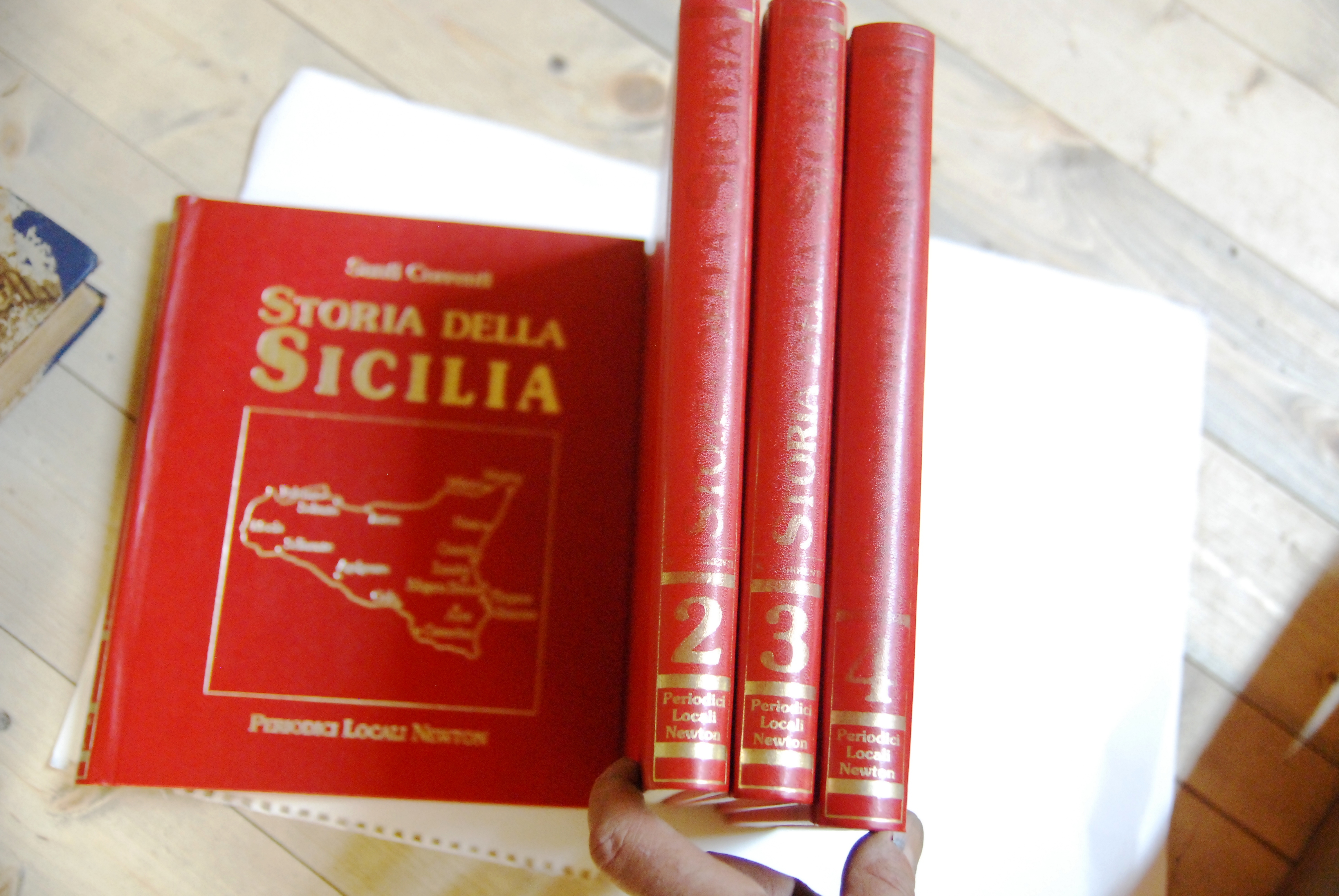 storia della sicilia 4 voll. opera cpl. NUOVI