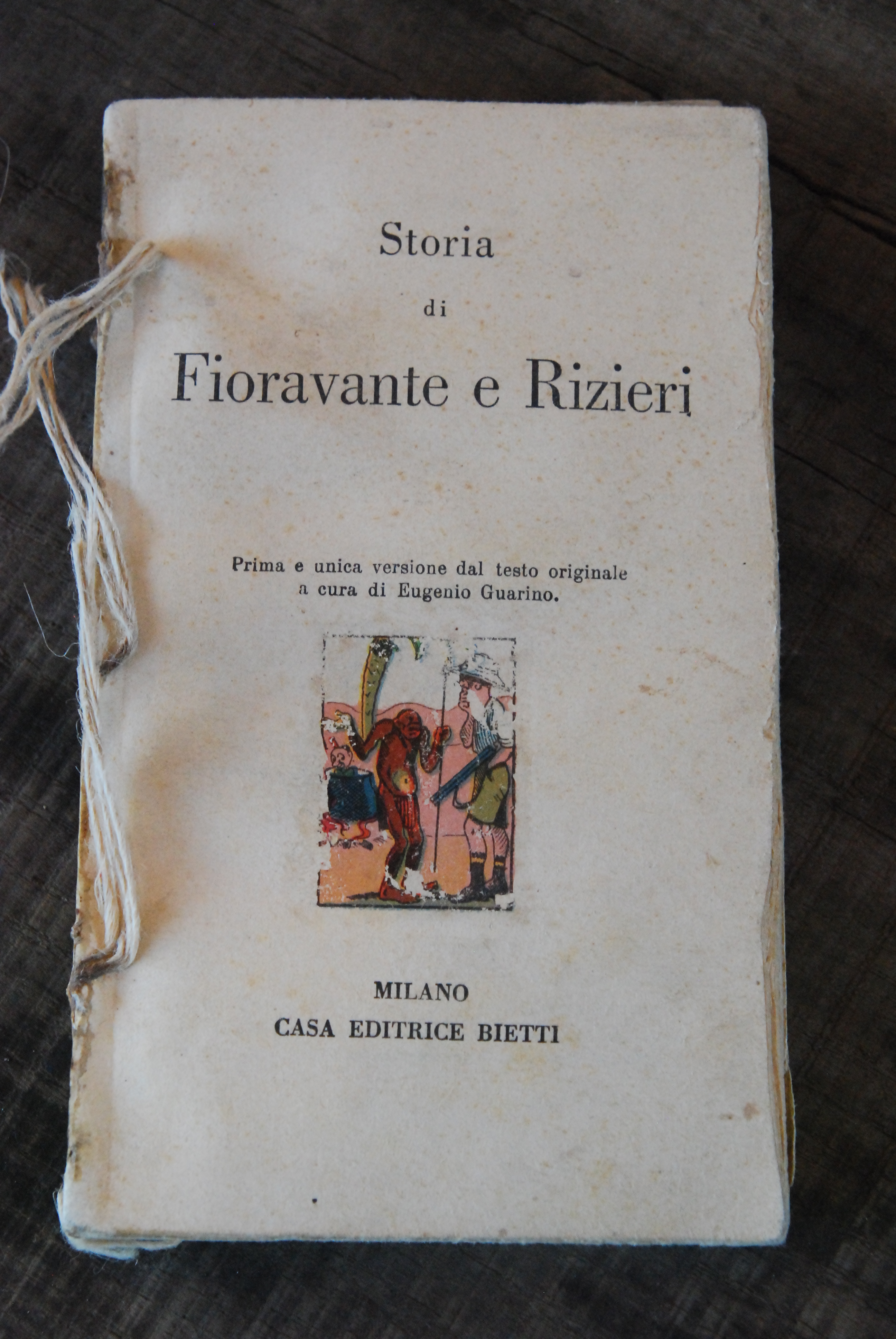 storia di fioravante e rizieri bietti 1 ed. con lacci …