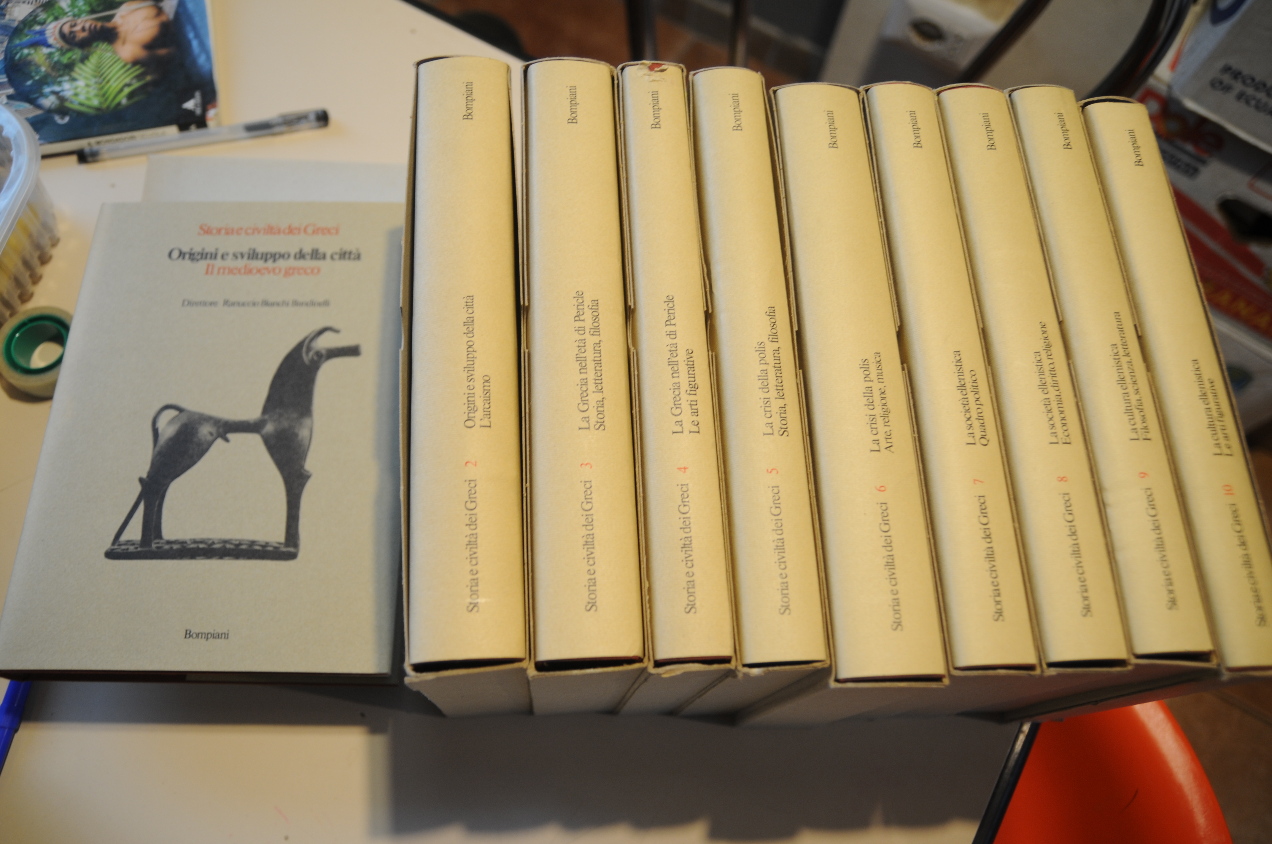 storia e civiltà dei greci 10 voll. NUOVISSIMI mai letti