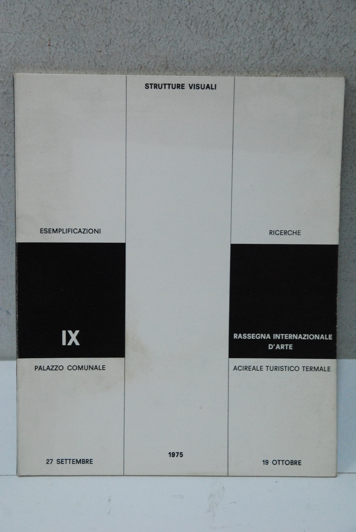 strutture visuali esemplificazioni ricerche rassegna internazionale d'arte