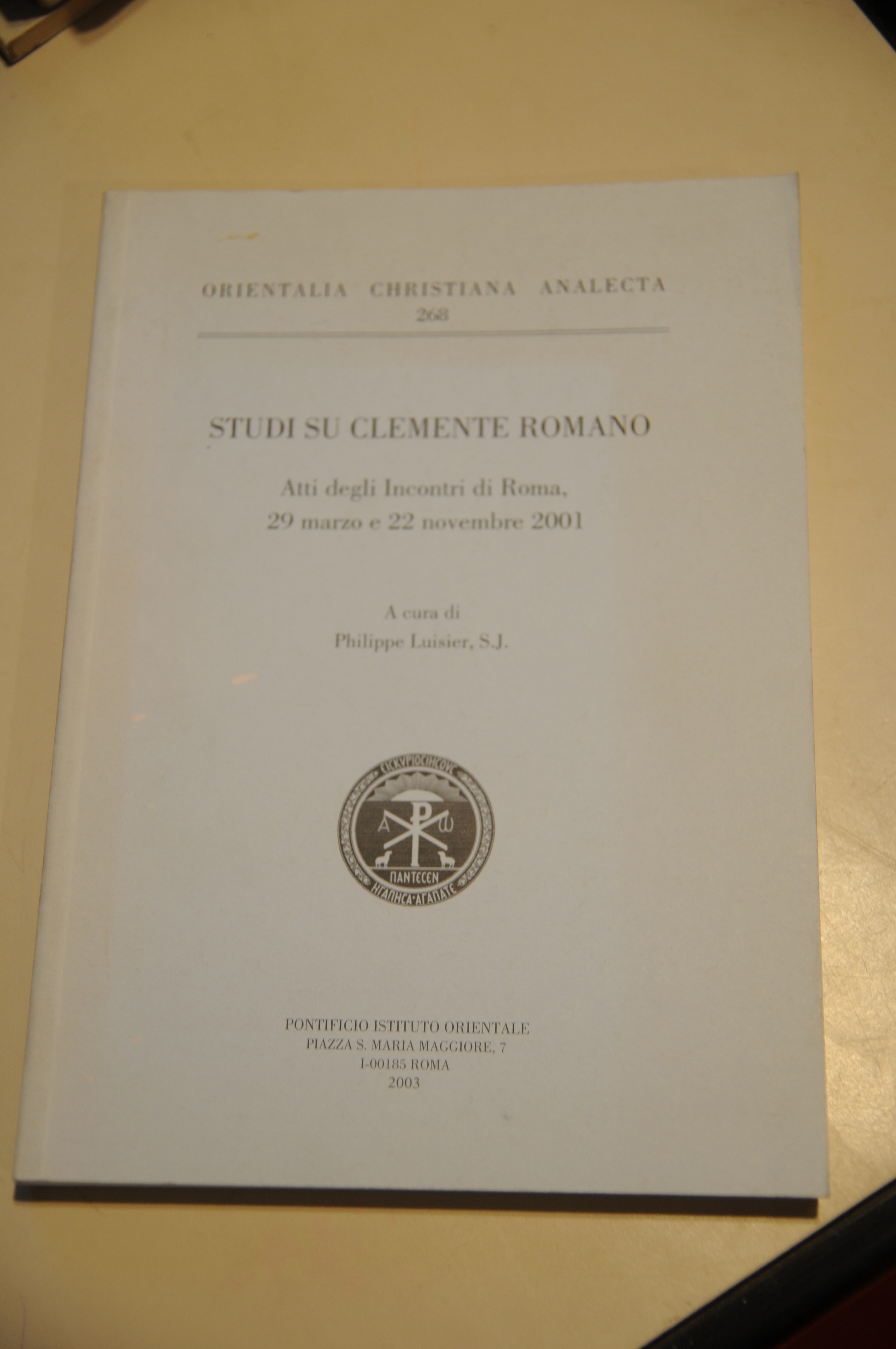 studi su clemente romano NUOVISSIMO