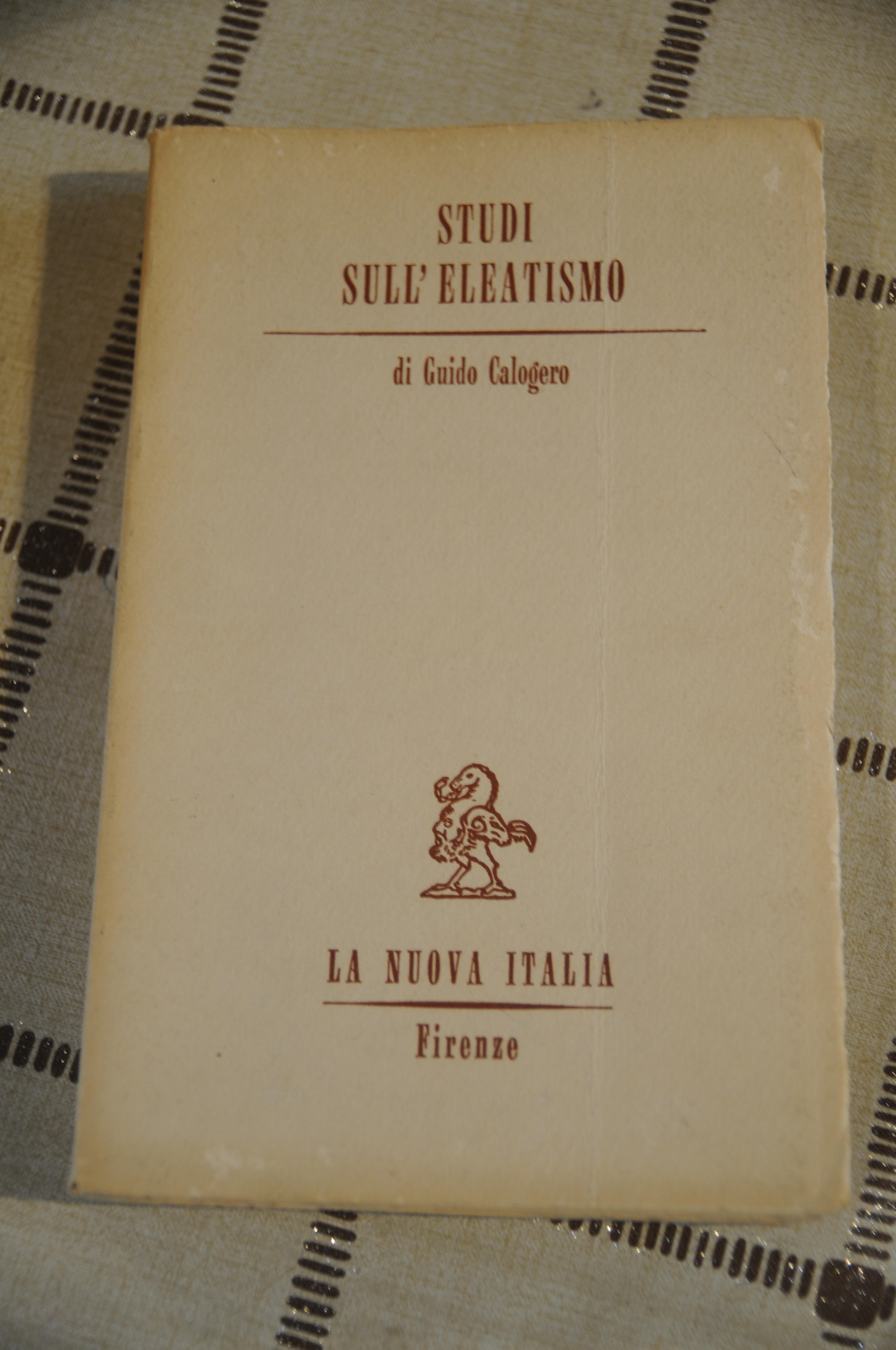 STUDI sull'eleatismo NUOVISSIMO