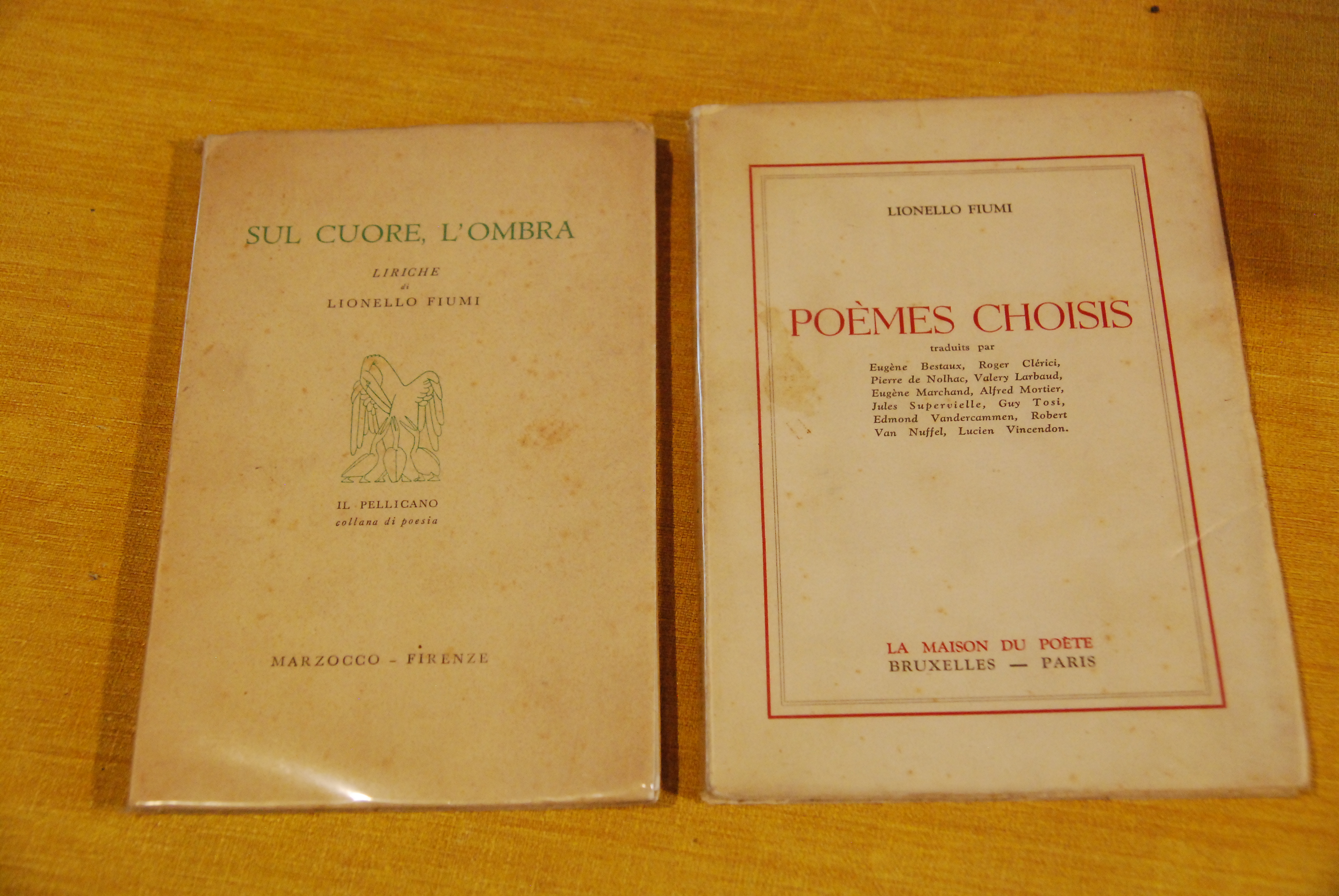 sul cuore l'ombra e poemes choisis ambedue autografati con dedica …