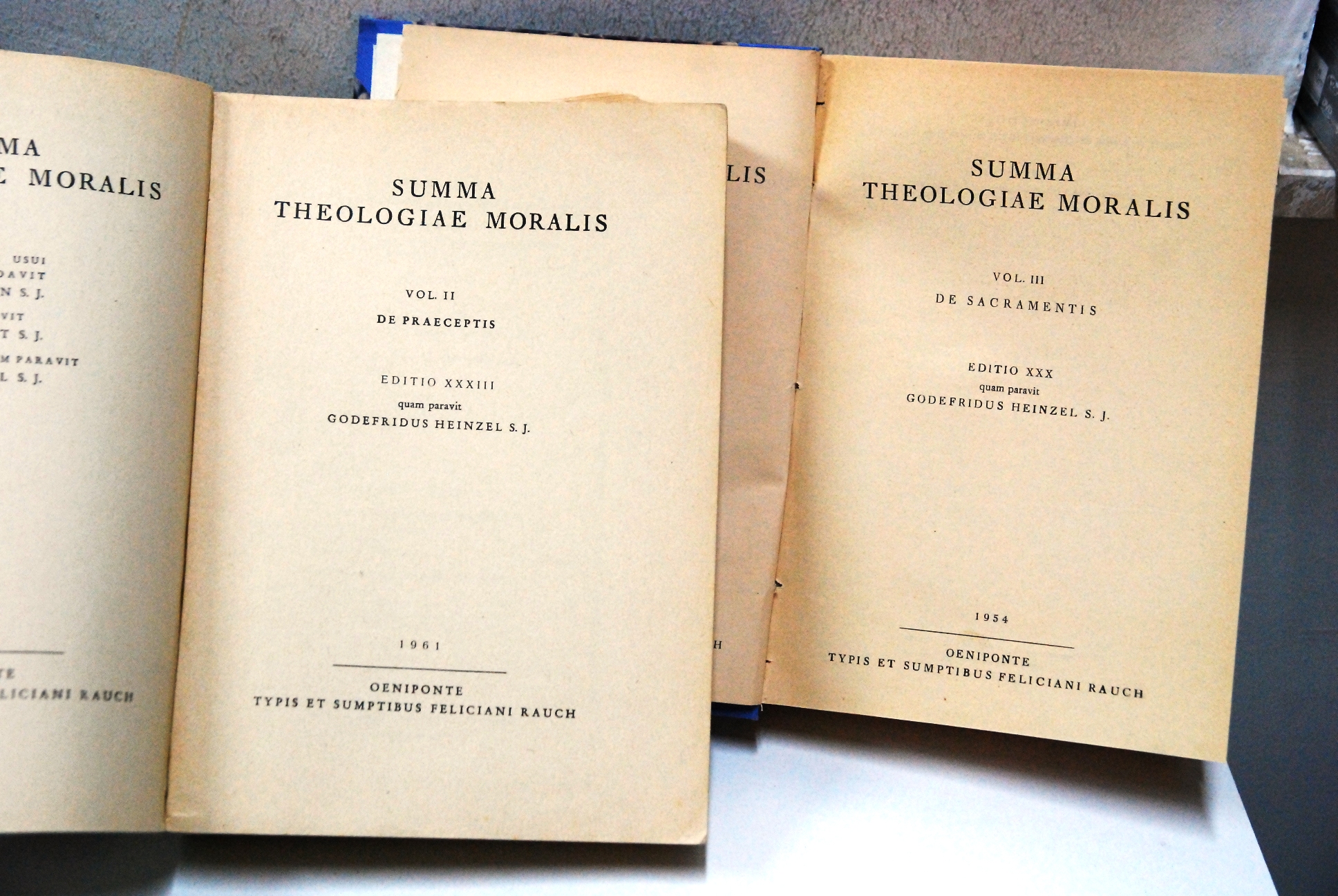 summa theologiae moralis vol. II de praeceptis 1961 e vol. …