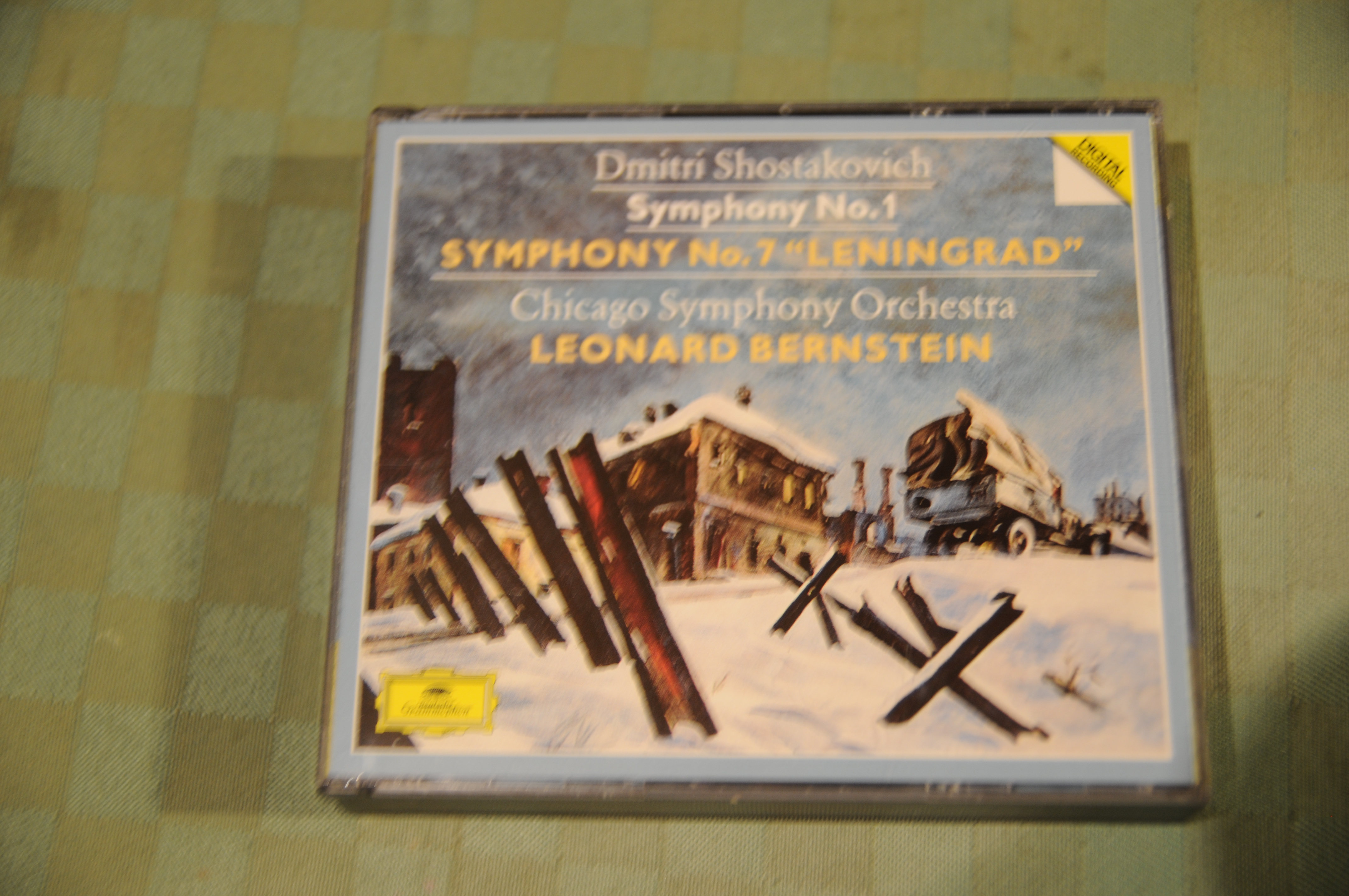SYMPHONY N. 1 7 LENINGRAD BERNSTEIN CD NUOVO