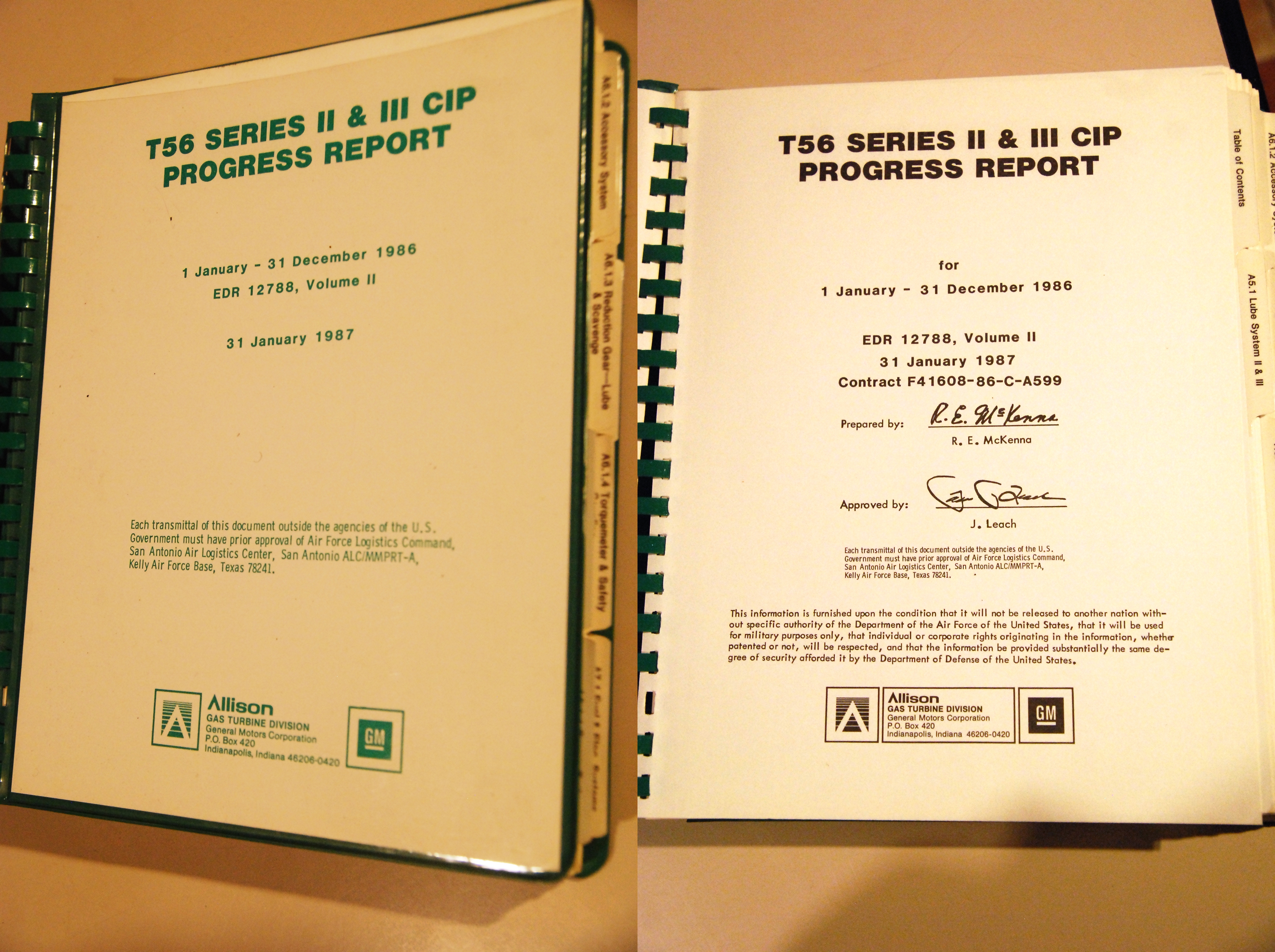 t56 series II e III cip progress report edr 12788 …