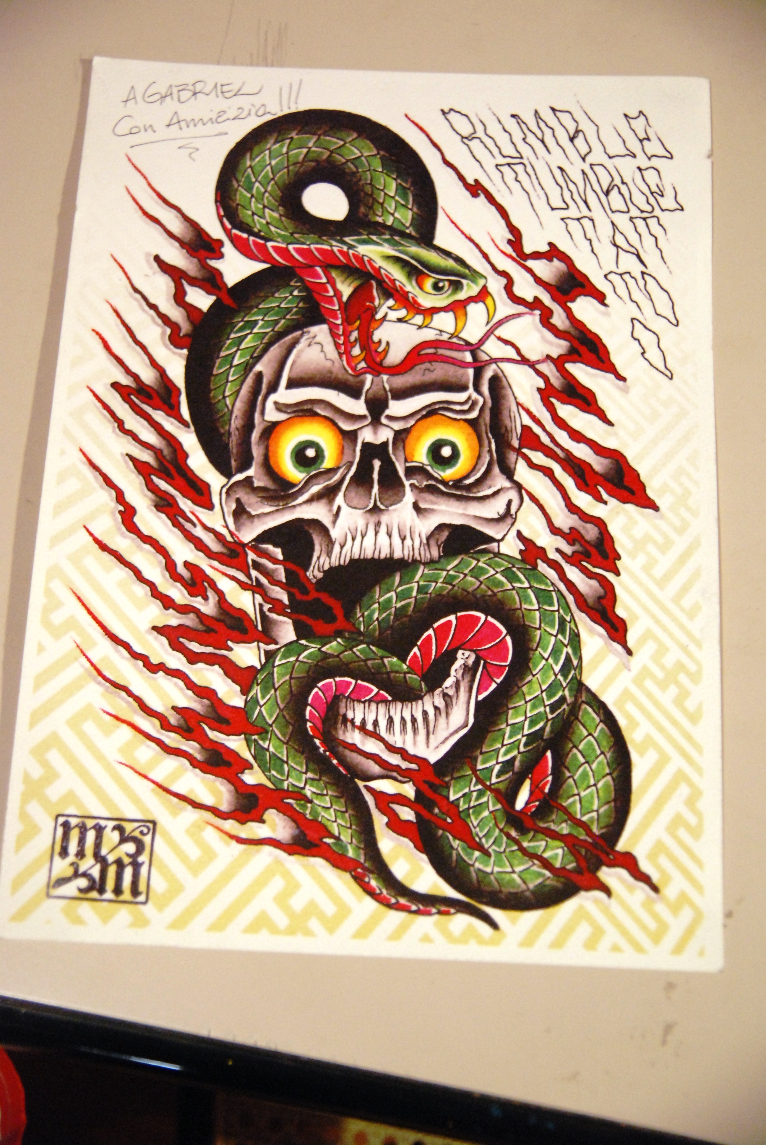 tatuaggio originale copia unica