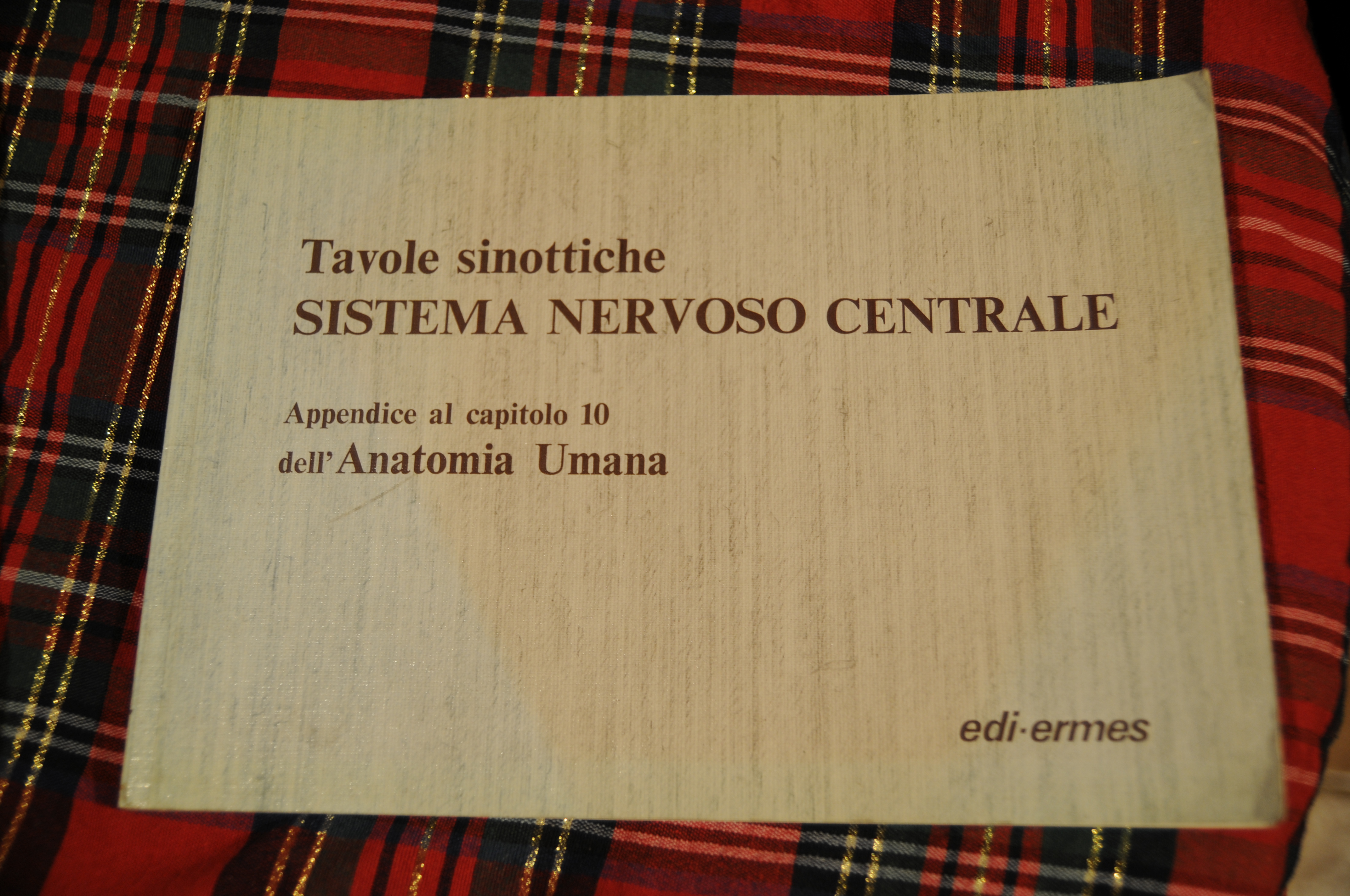 tavole sinottiche del sistema nervoso centrale