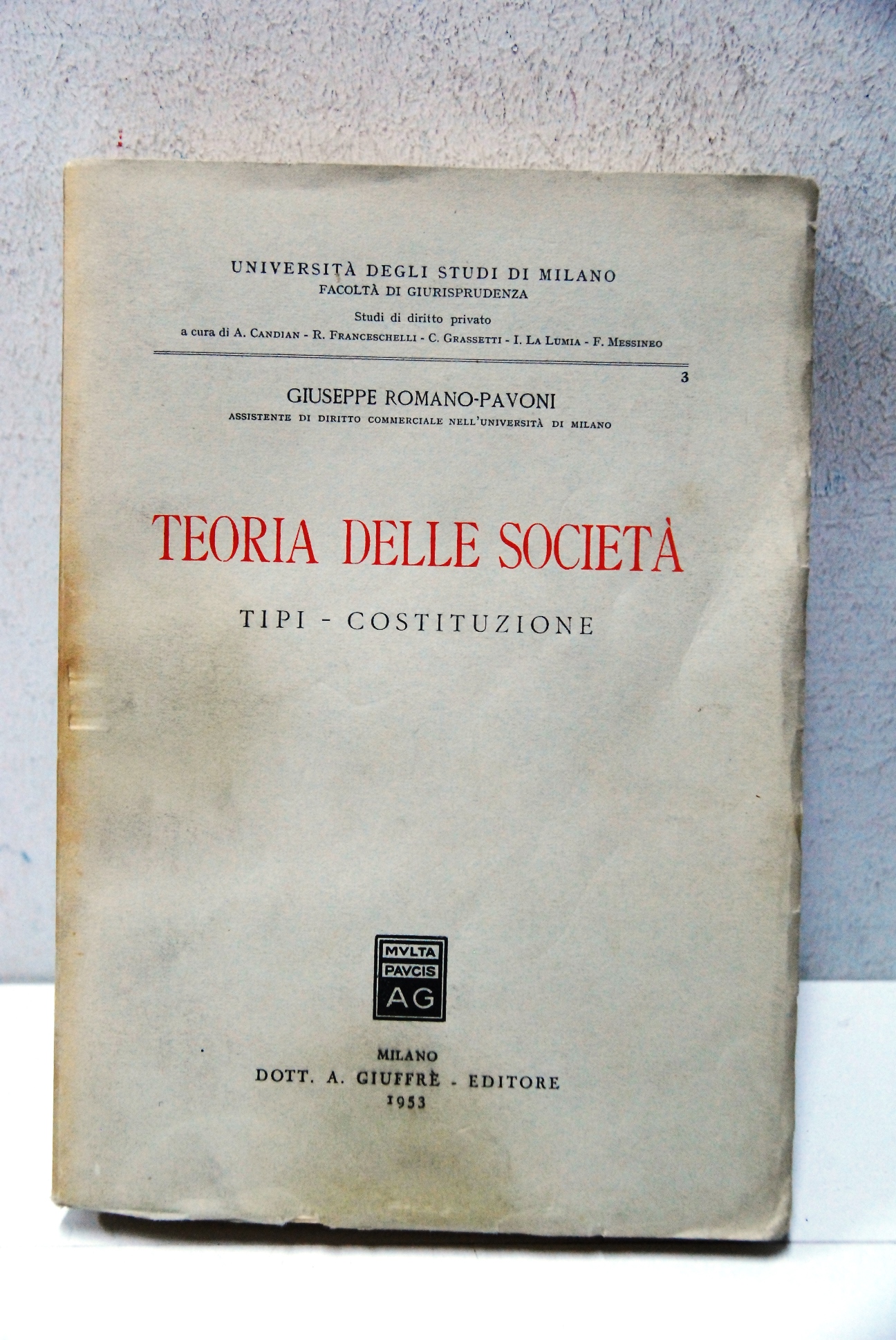 Teoria delle società tipi costituzione