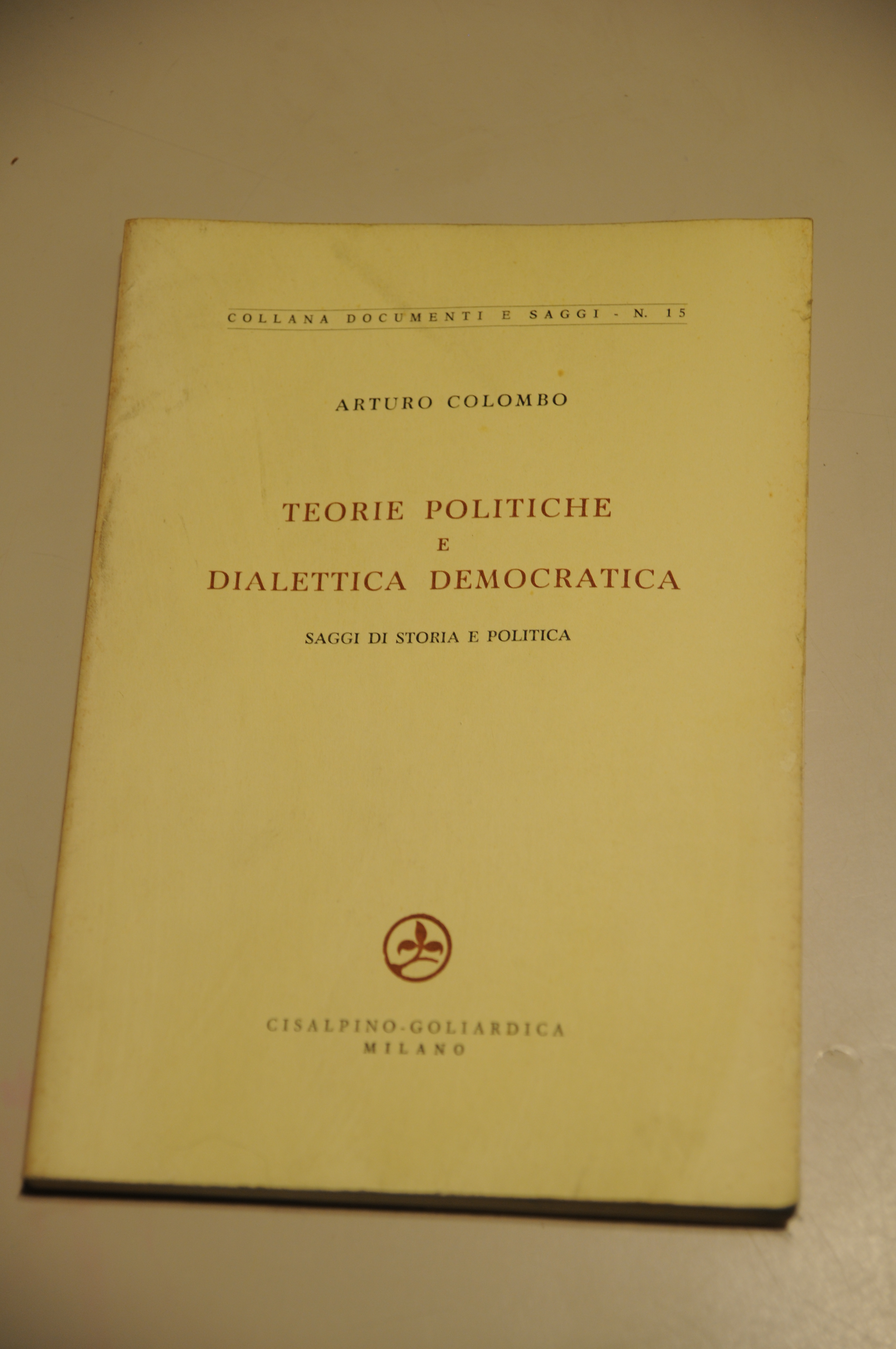 TEORIE POLITICHE e dialettica democratica NUOPVISSIMO
