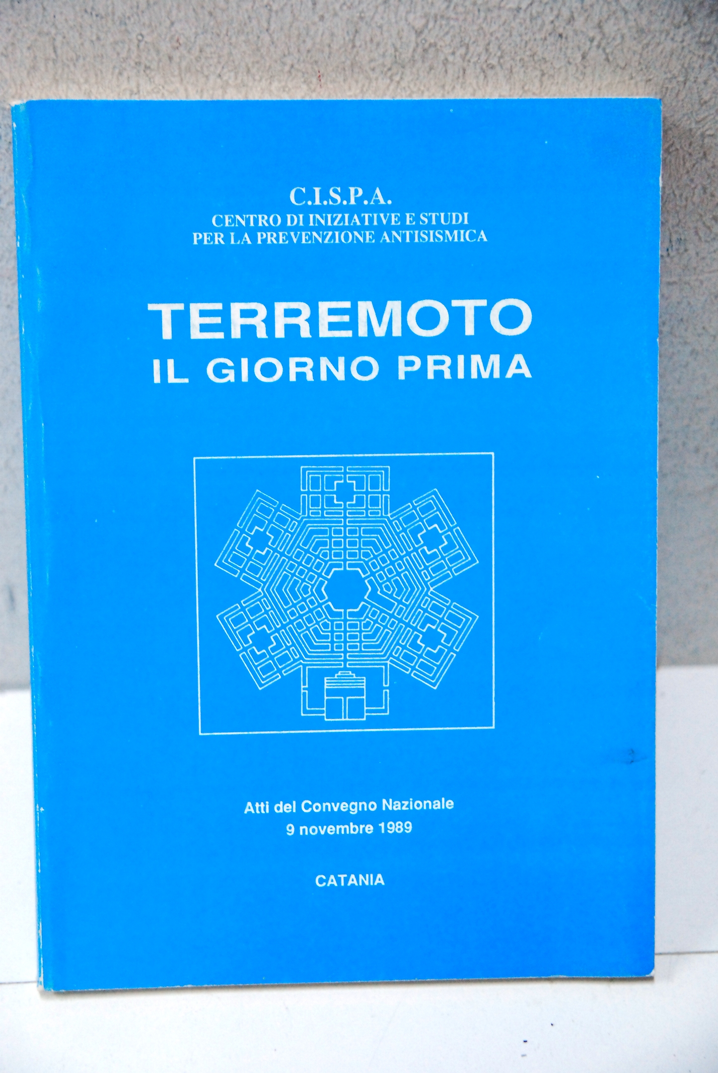 terremoto il giorno prima atti del convegno nazionale 1989