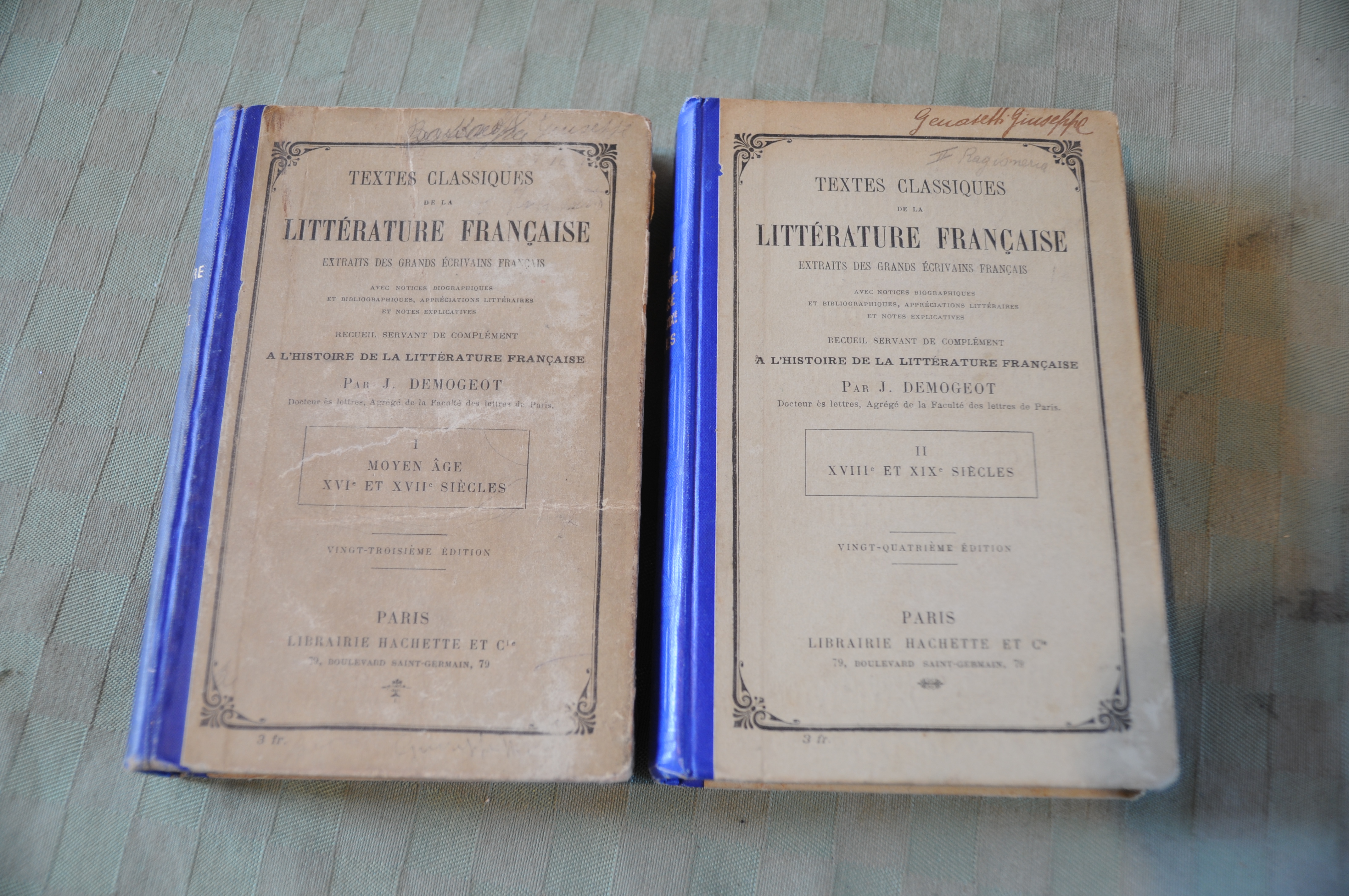 textes classiques litterature francaise 2 voll.