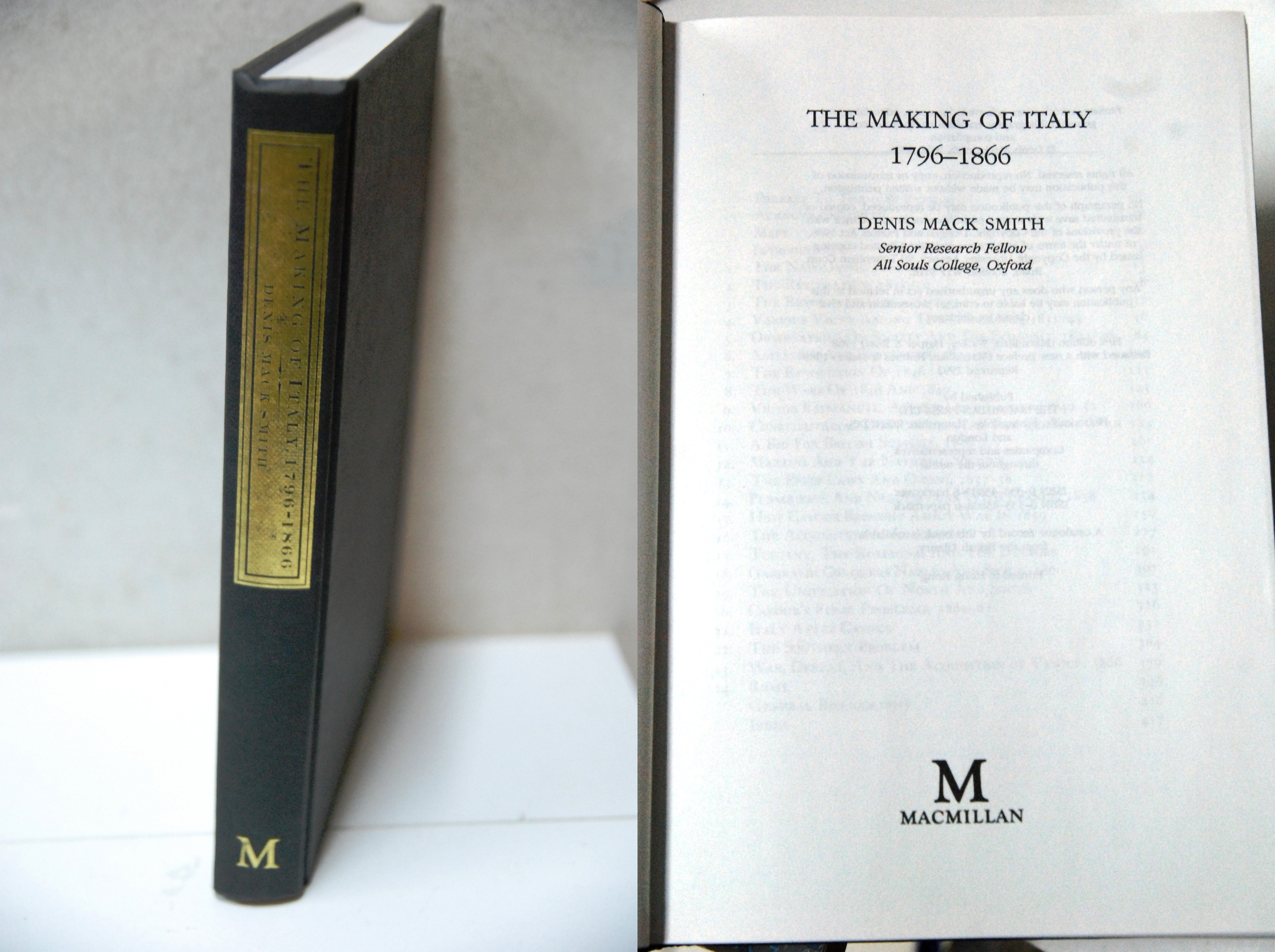 the making of italy hardcover NUOVO
