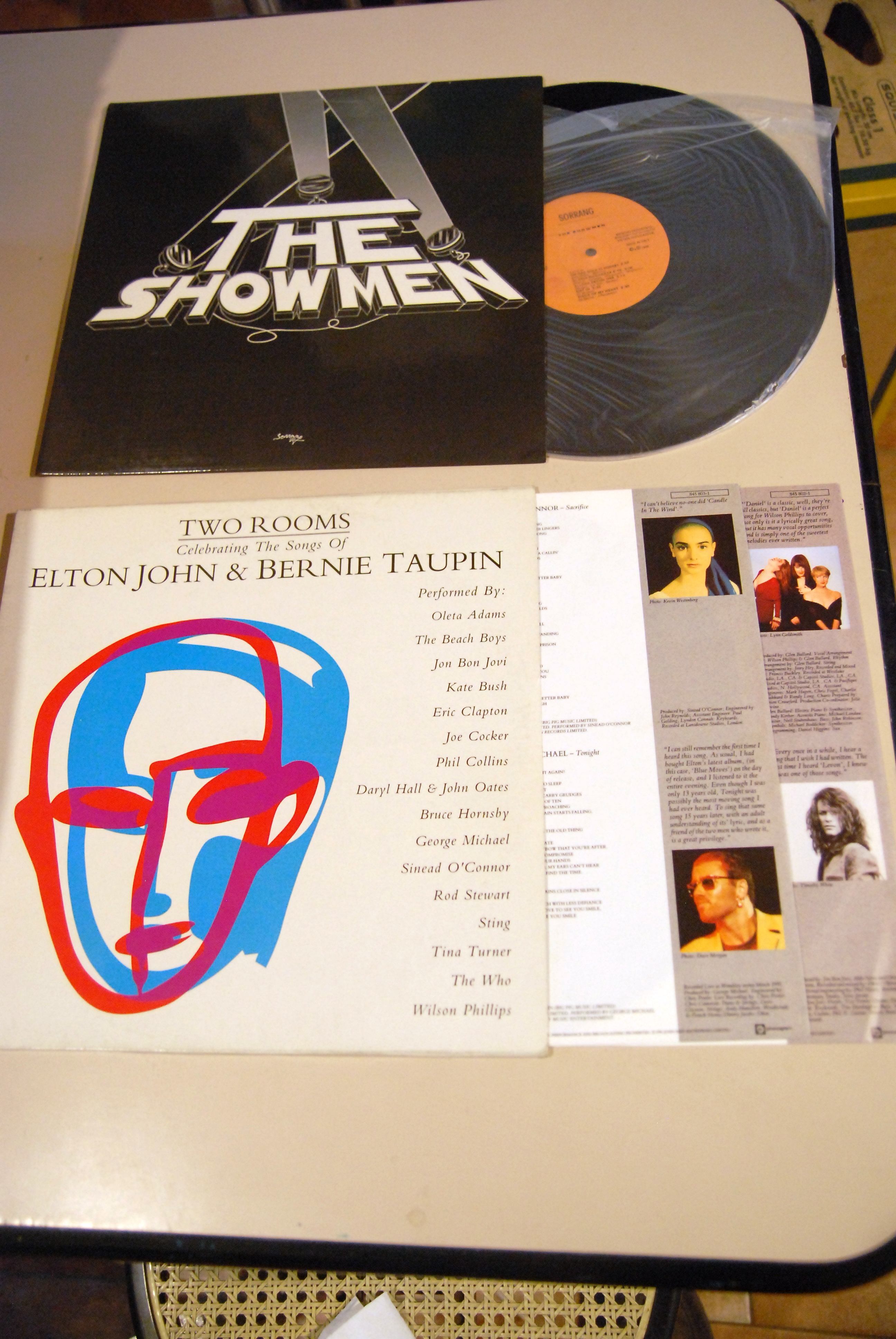 the showmen sorrang two rooms elton john bernie taupin