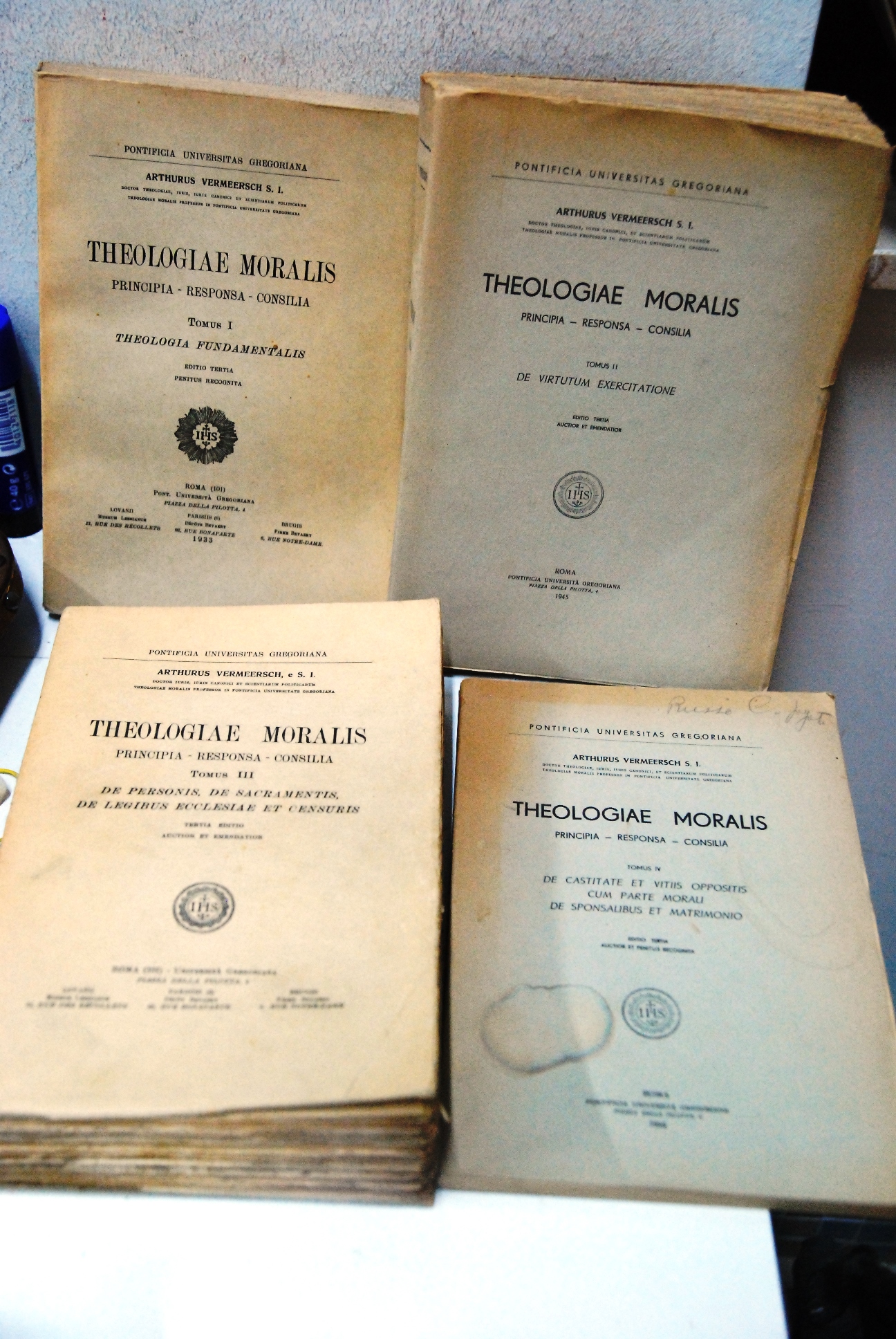 theologia moralis tomus I II III IV opera cpl.