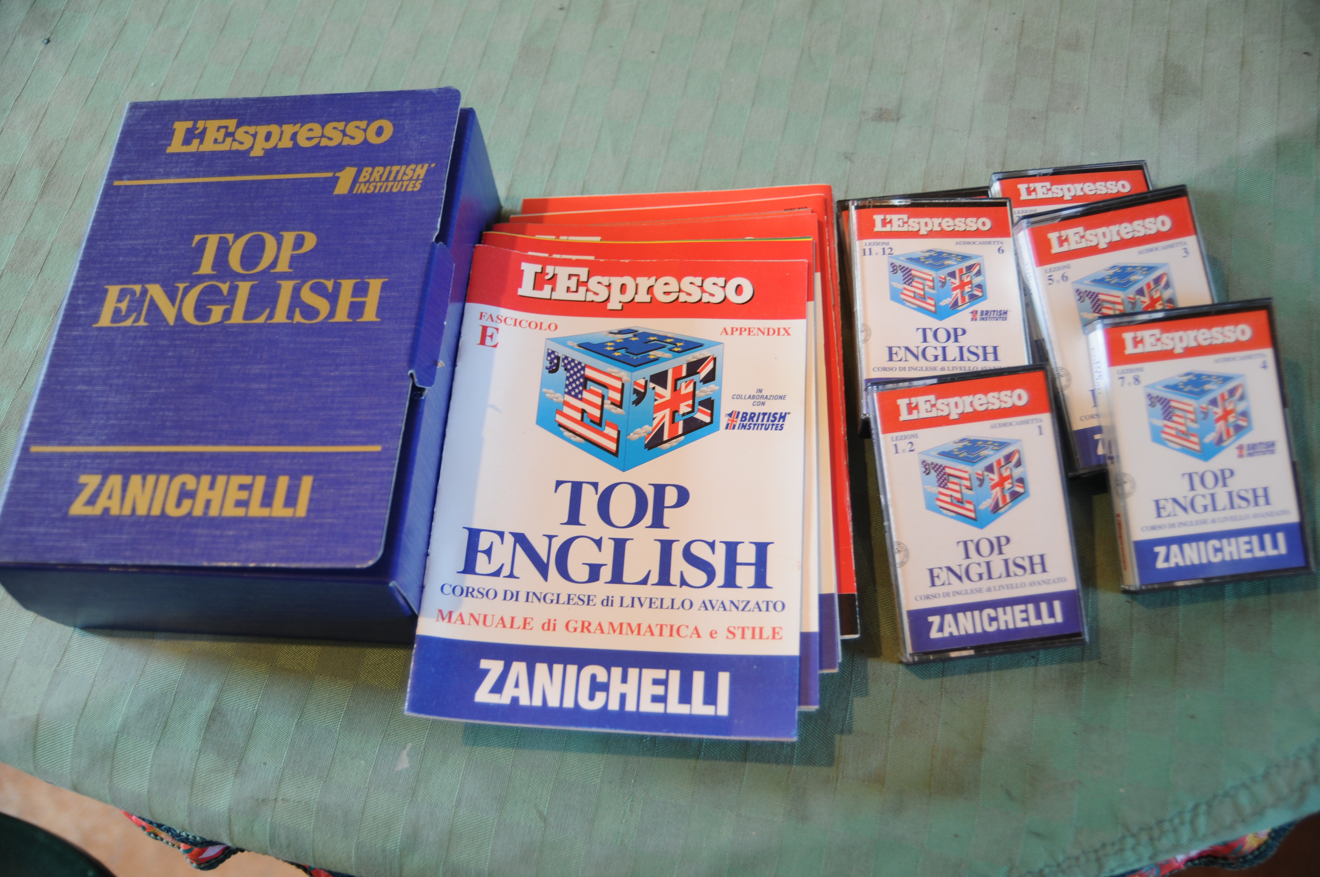 top english british institutes corso inglese avanzato musicassette NUOVO