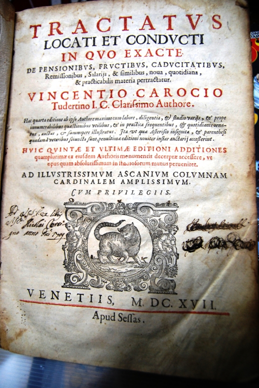 tractatus locati et conducti in quo exacte V.C. tudertino