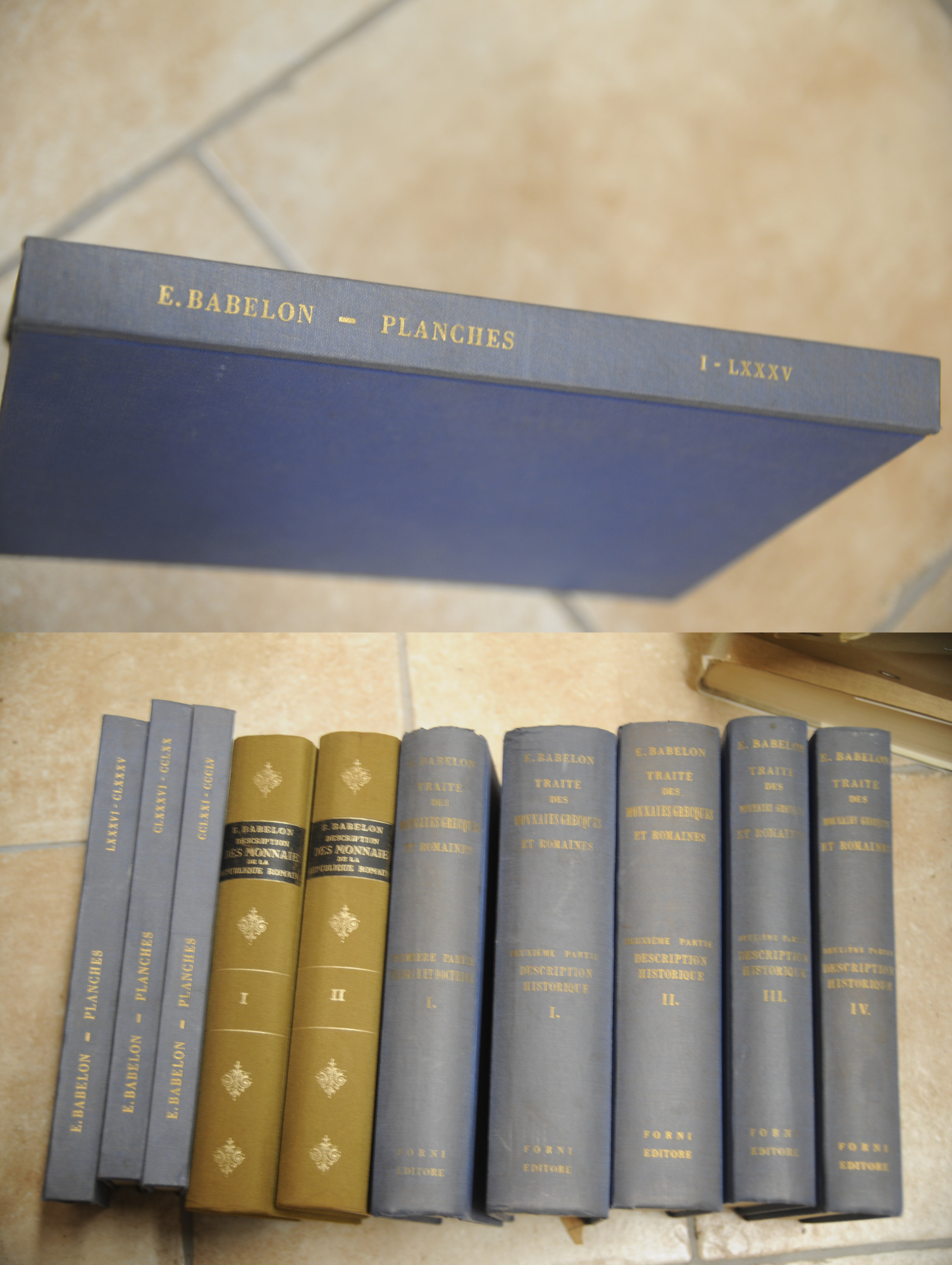traite des monnaies greques et romaines opera cpl. con description …