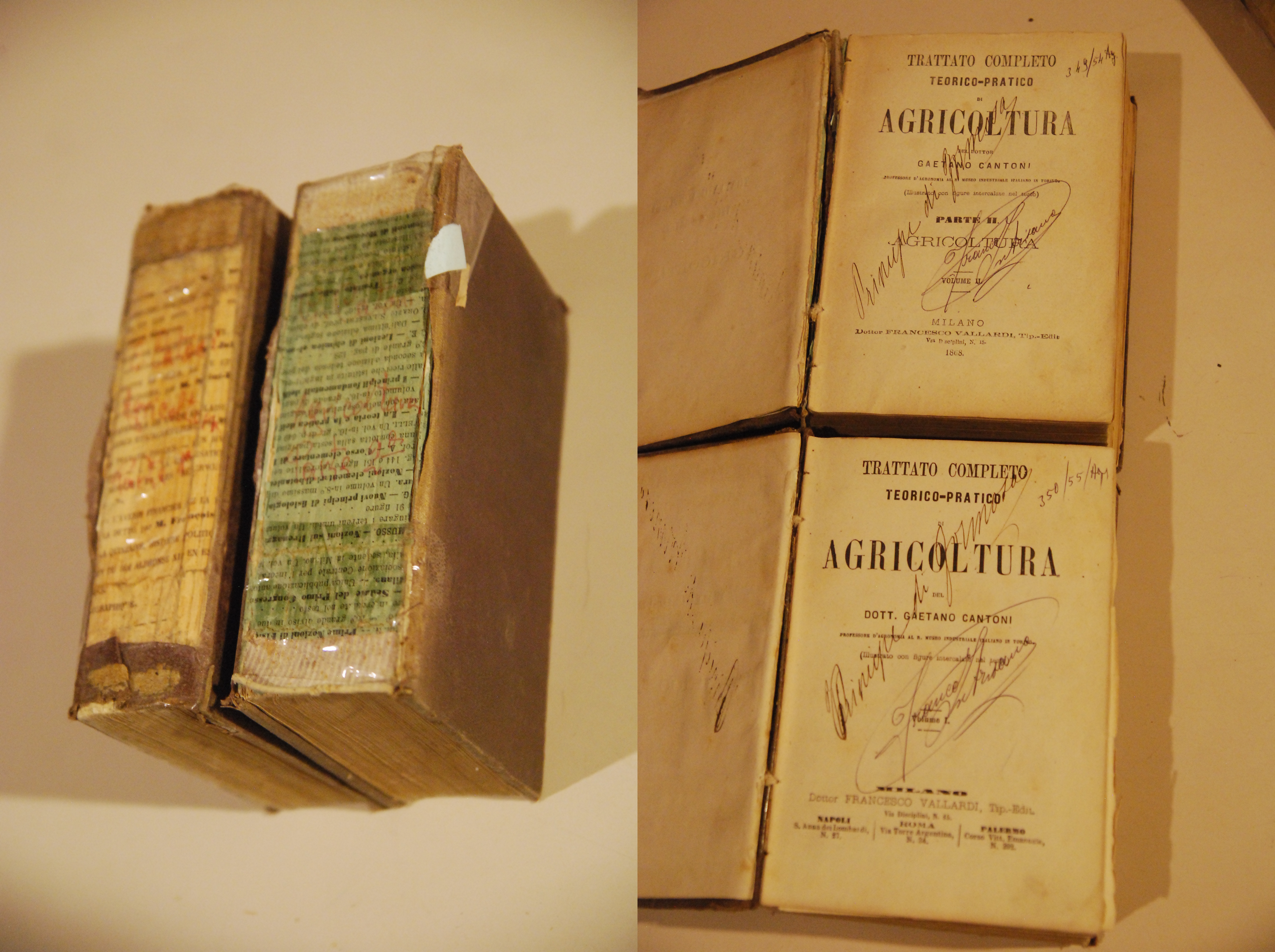 trattato completo teorico pratico di agricoltura 2 voll.