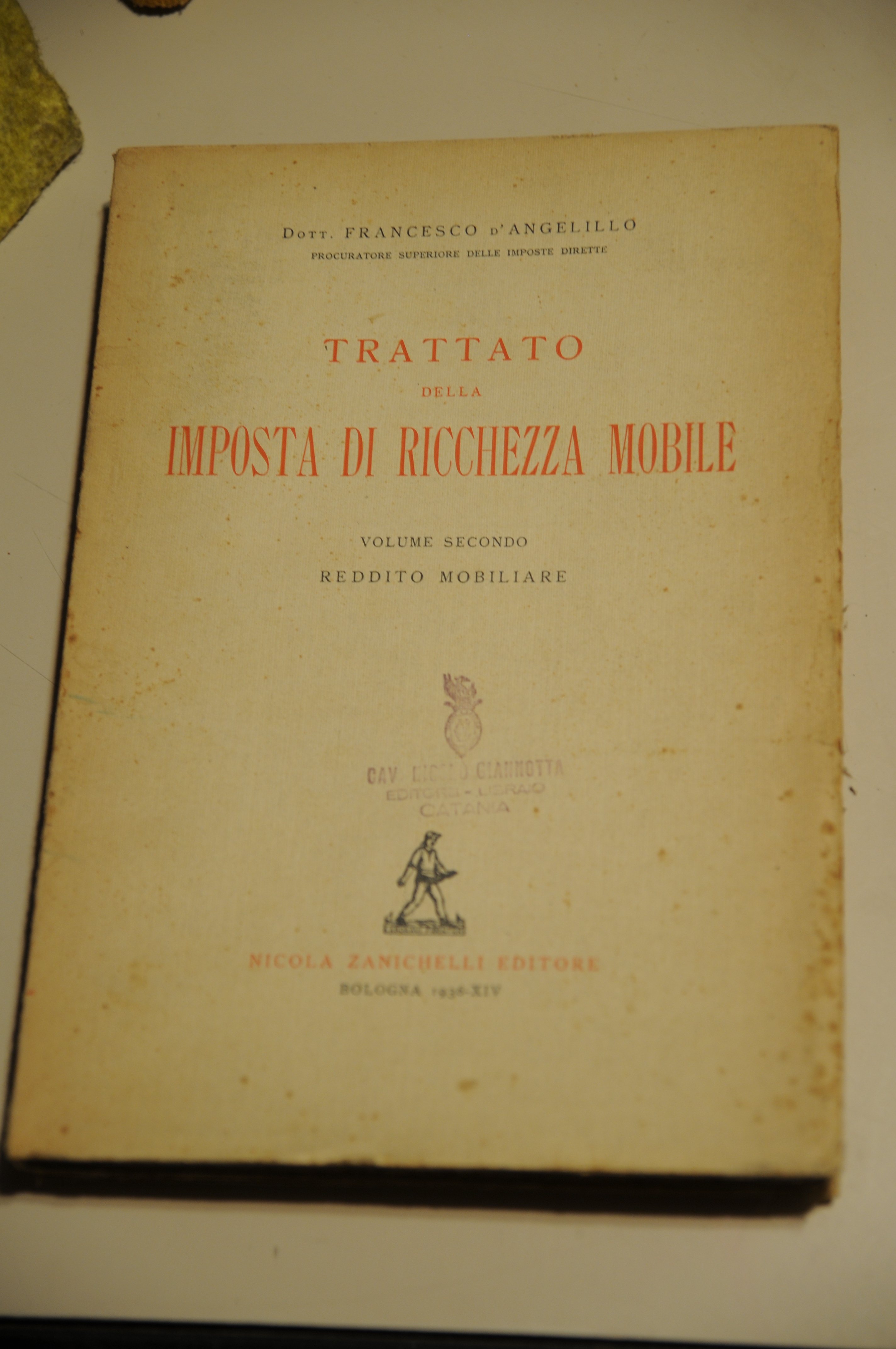 trattato della imposta di ricchezza mobile vol. secondo reddito mobiliare