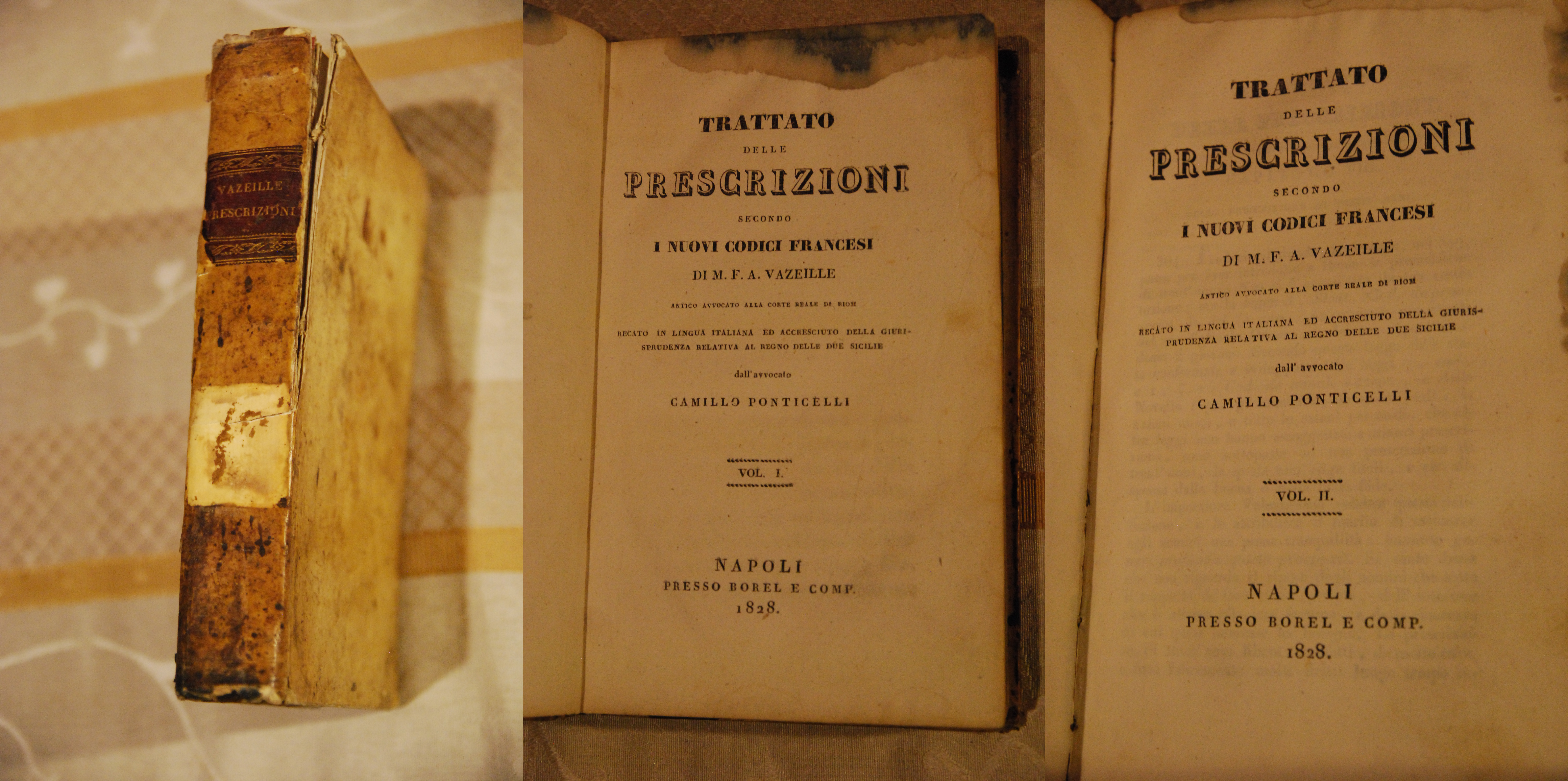 trattato delle prescrizioni secondo i nuovi codici francesi di vazeille …