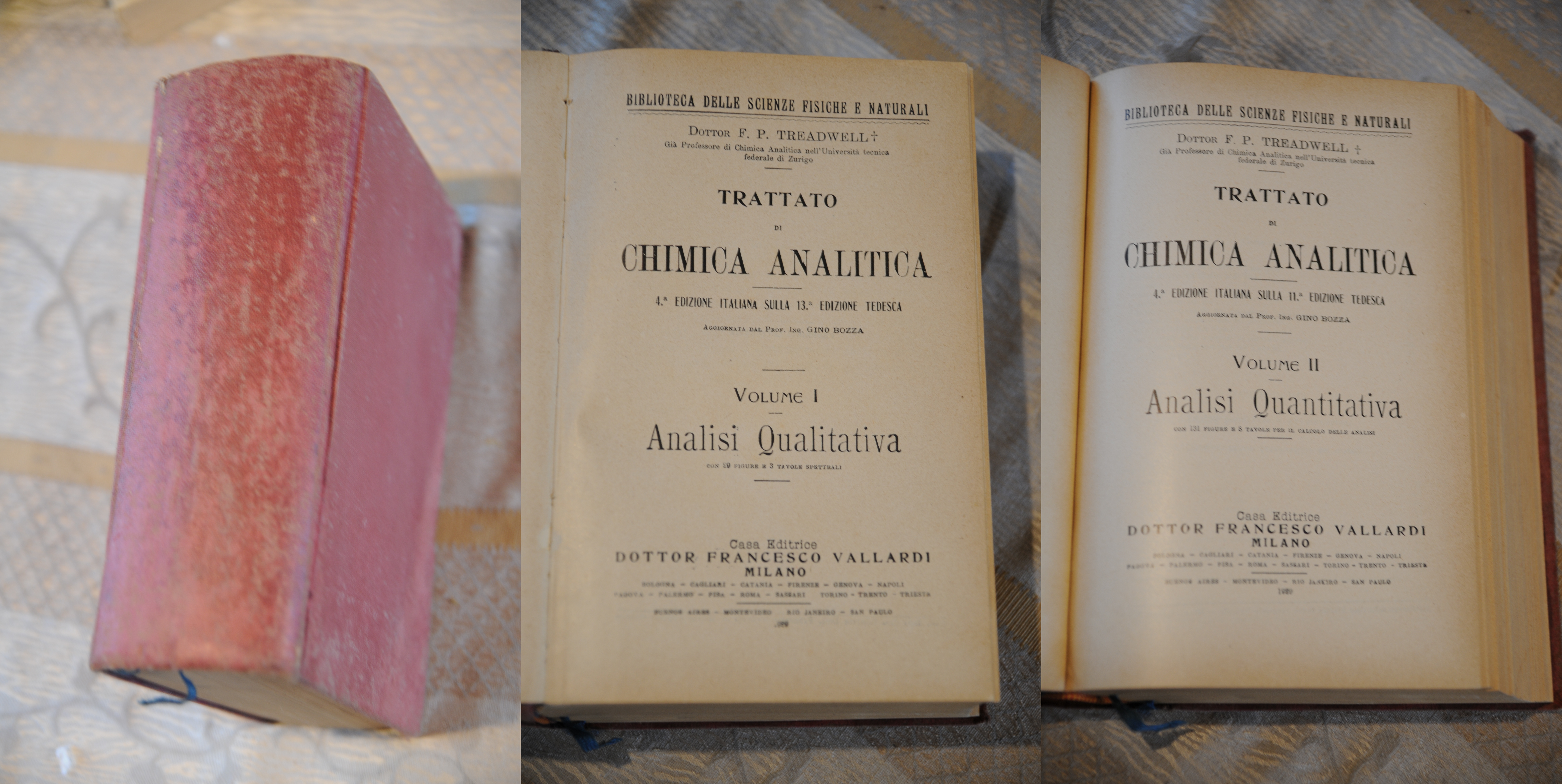 trattato di chimica analitica analisi qualitativa e quantitativa 2 voll. …