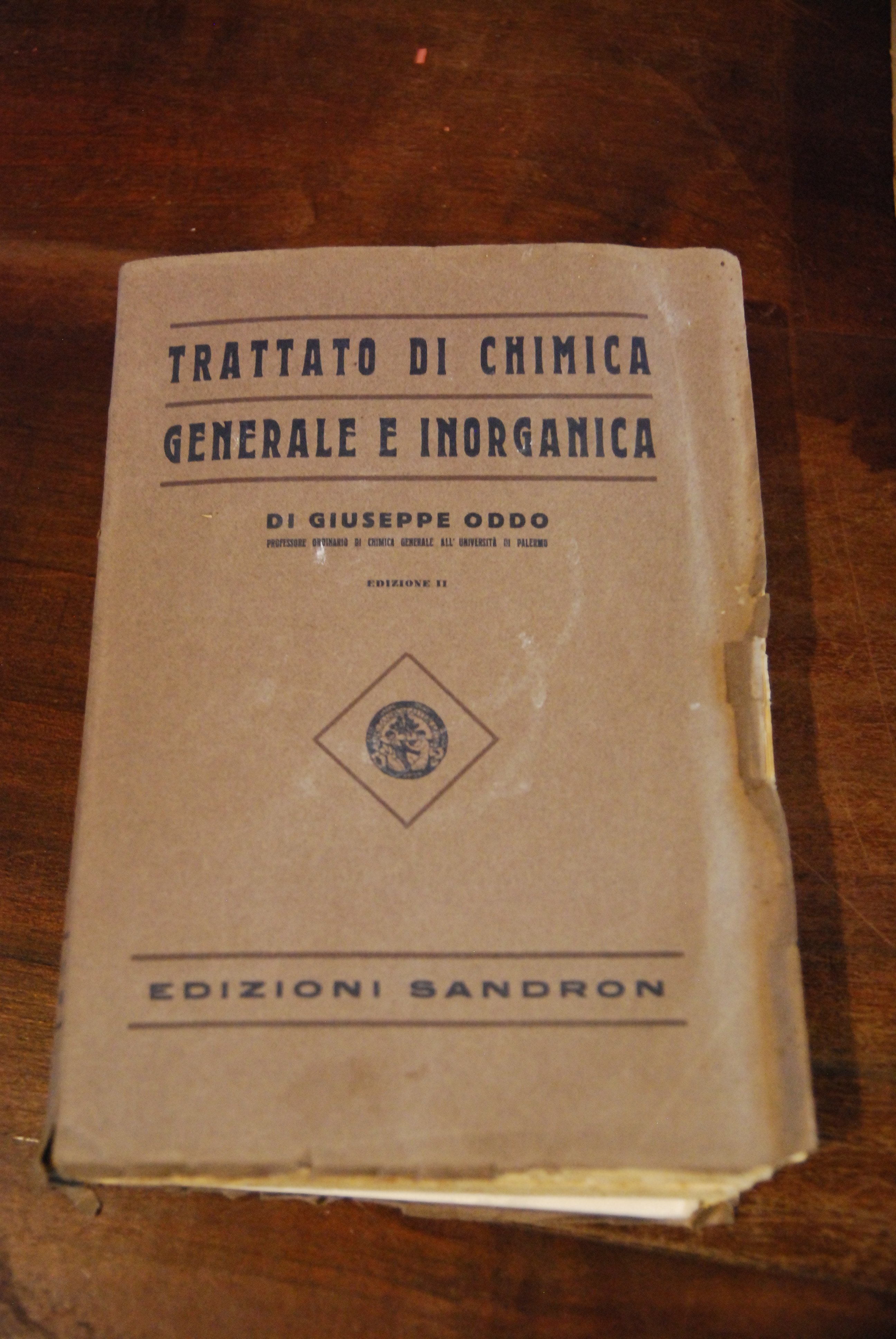 trattato di chimica generale e inorganica